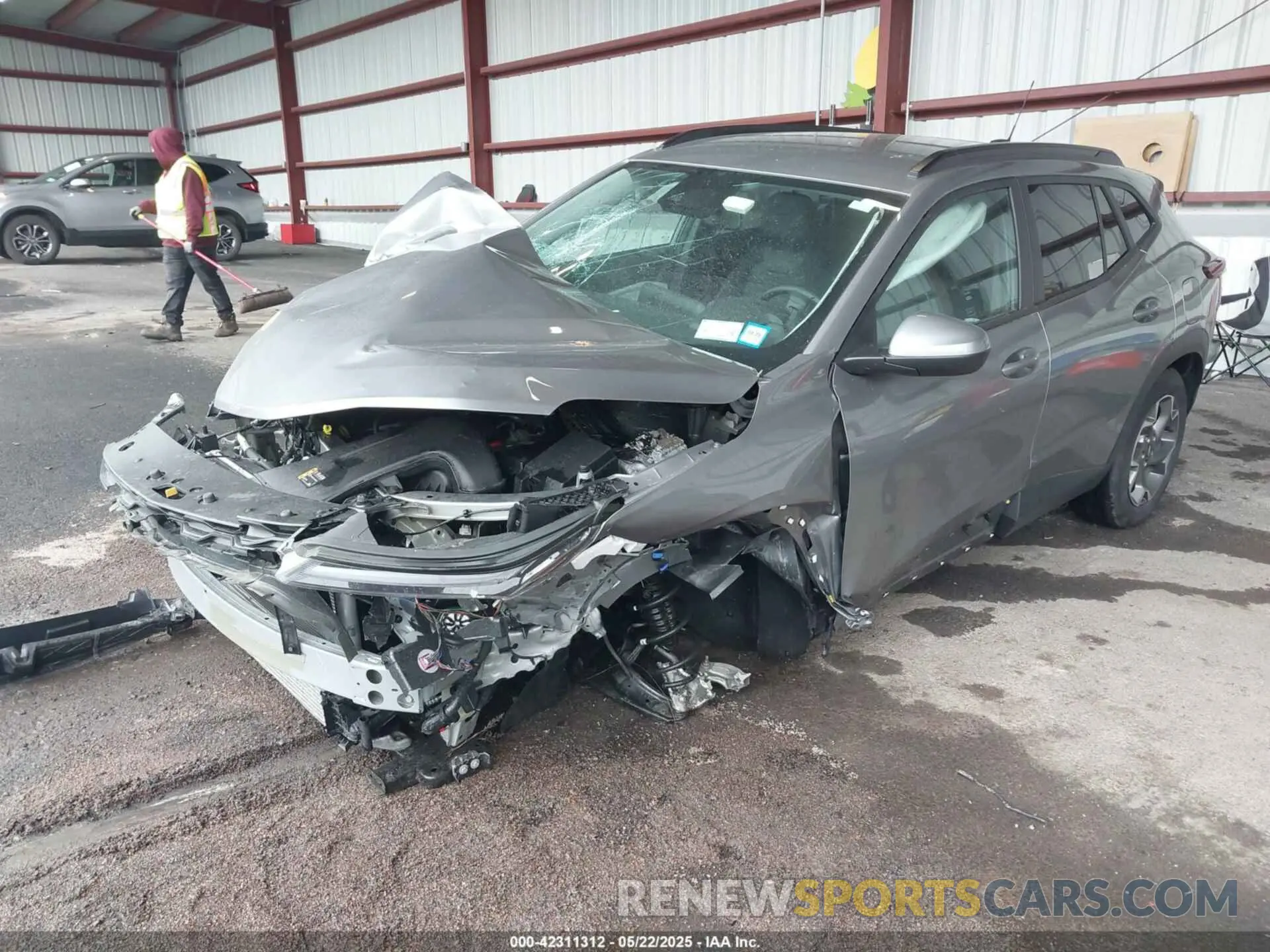 2 Photograph of a damaged car KL77LHEP1SC076920 CHEVROLET TRAX 2025