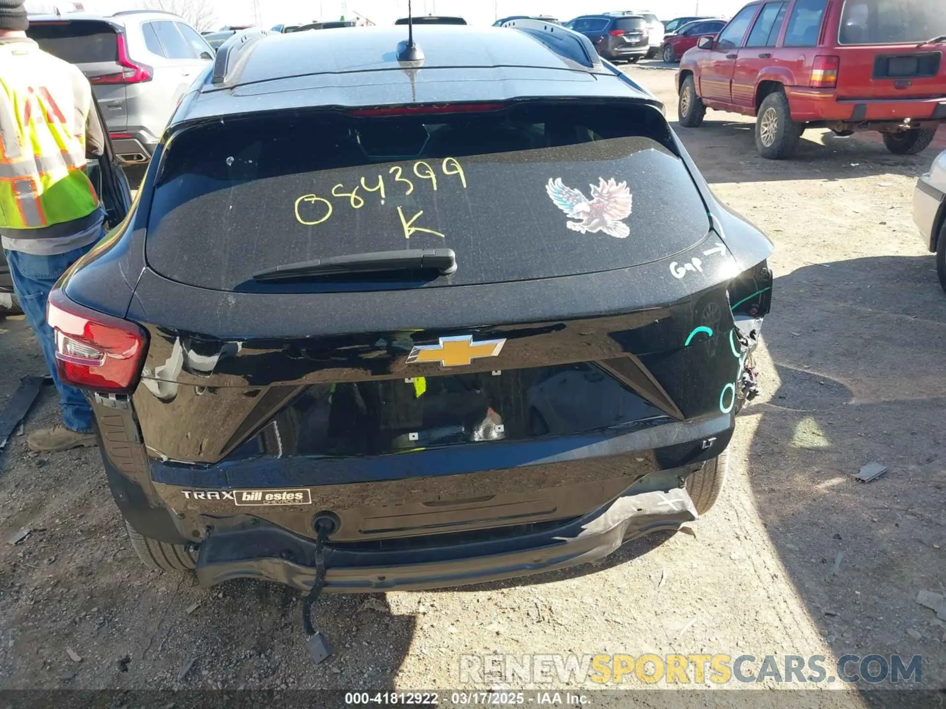 16 Photograph of a damaged car KL77LHEP1SC084399 CHEVROLET TRAX 2025