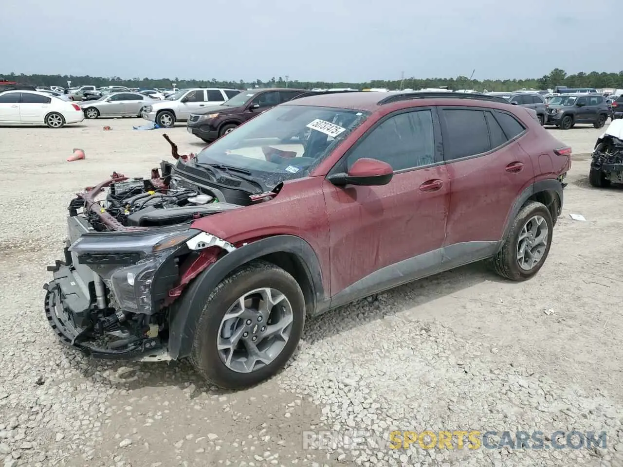 1 Photograph of a damaged car KL77LHEP1SC103128 CHEVROLET TRAX 2025