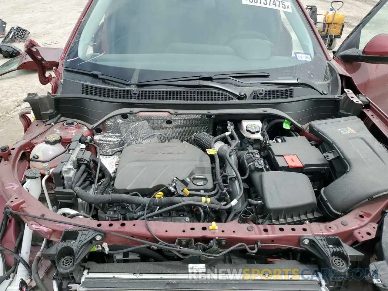12 Photograph of a damaged car KL77LHEP1SC103128 CHEVROLET TRAX 2025