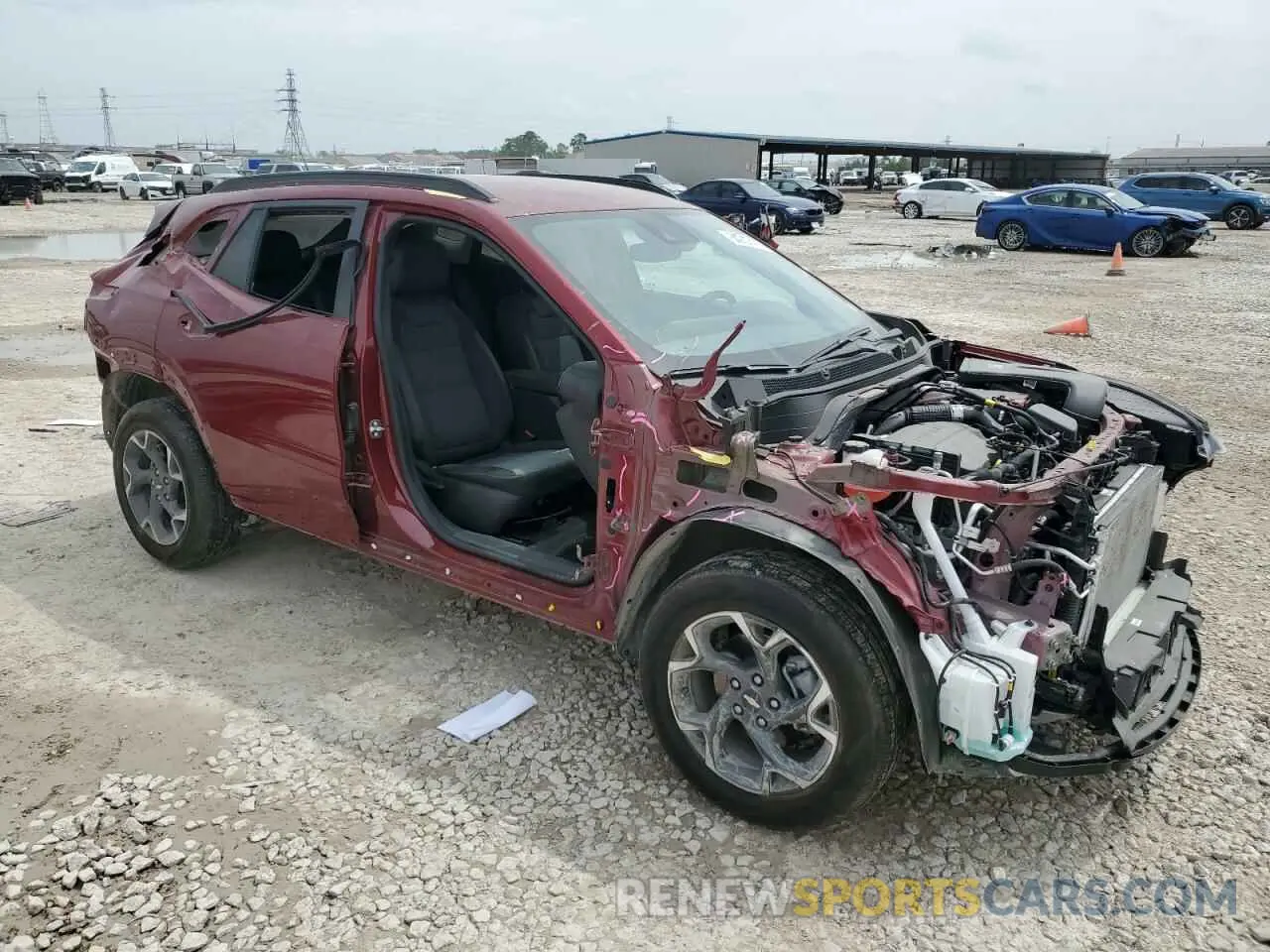 4 Photograph of a damaged car KL77LHEP1SC103128 CHEVROLET TRAX 2025