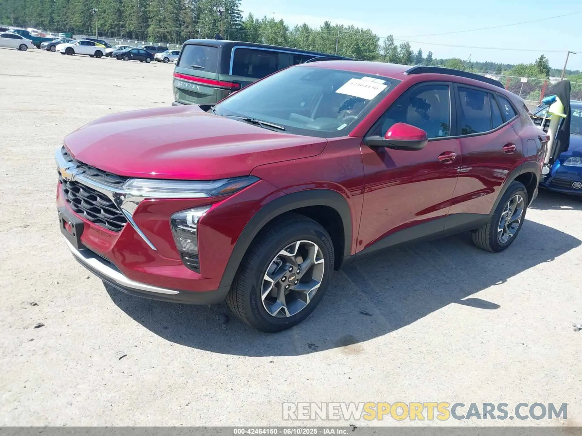 2 Photograph of a damaged car KL77LHEP1SC225763 CHEVROLET TRAX 2025