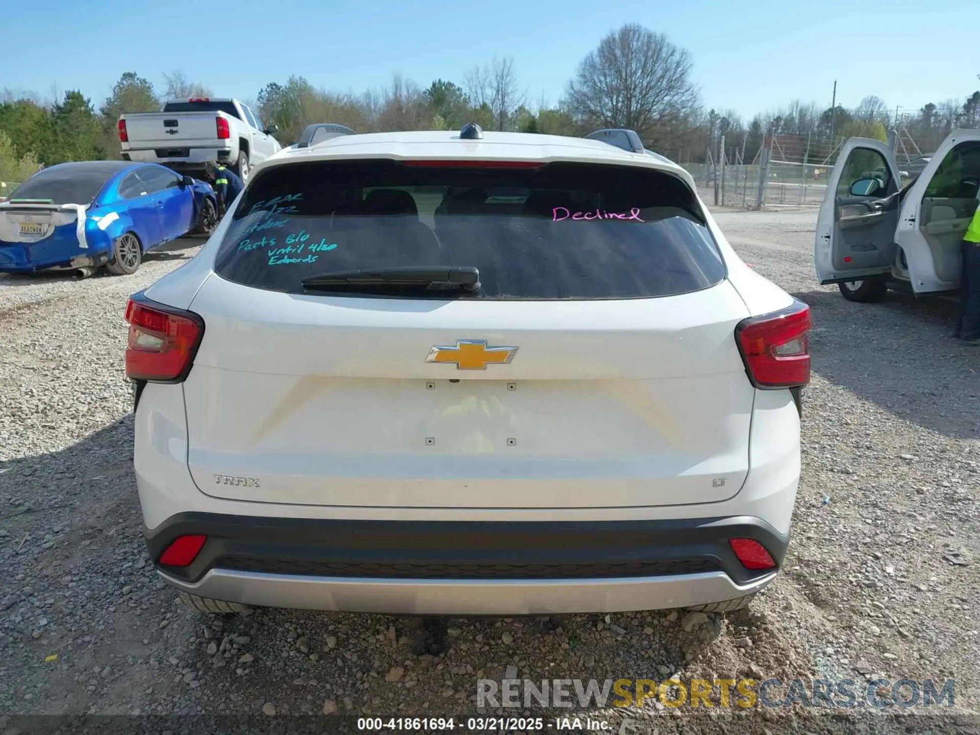 16 Photograph of a damaged car KL77LHEP2SC142830 CHEVROLET TRAX 2025