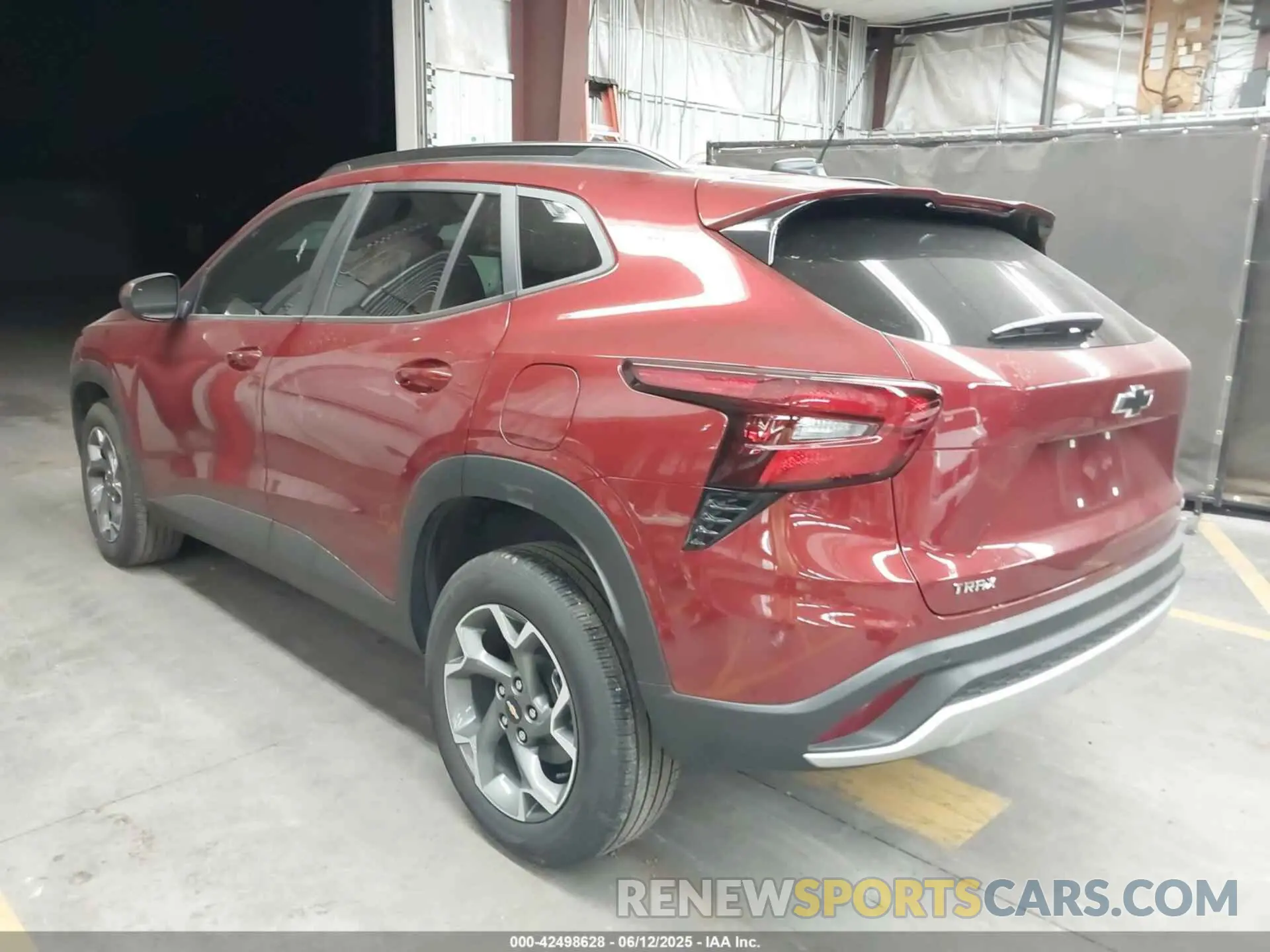 3 Photograph of a damaged car KL77LHEP3SC074683 CHEVROLET TRAX 2025