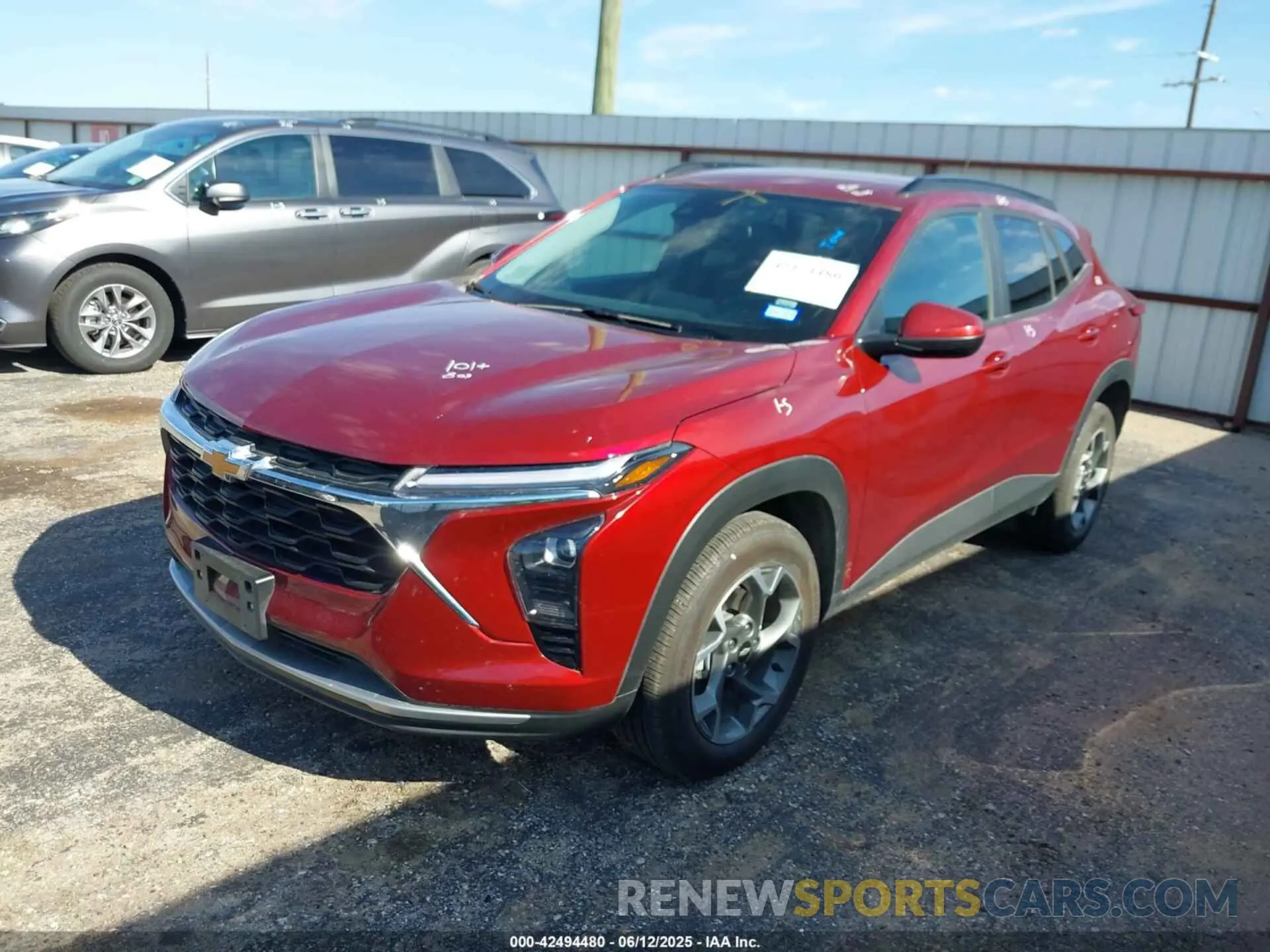 2 Photograph of a damaged car KL77LHEP3SC216191 CHEVROLET TRAX 2025