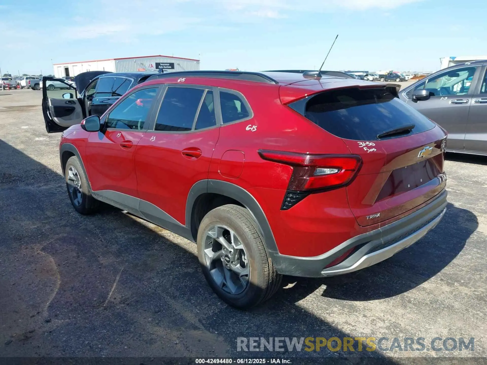 3 Photograph of a damaged car KL77LHEP3SC216191 CHEVROLET TRAX 2025