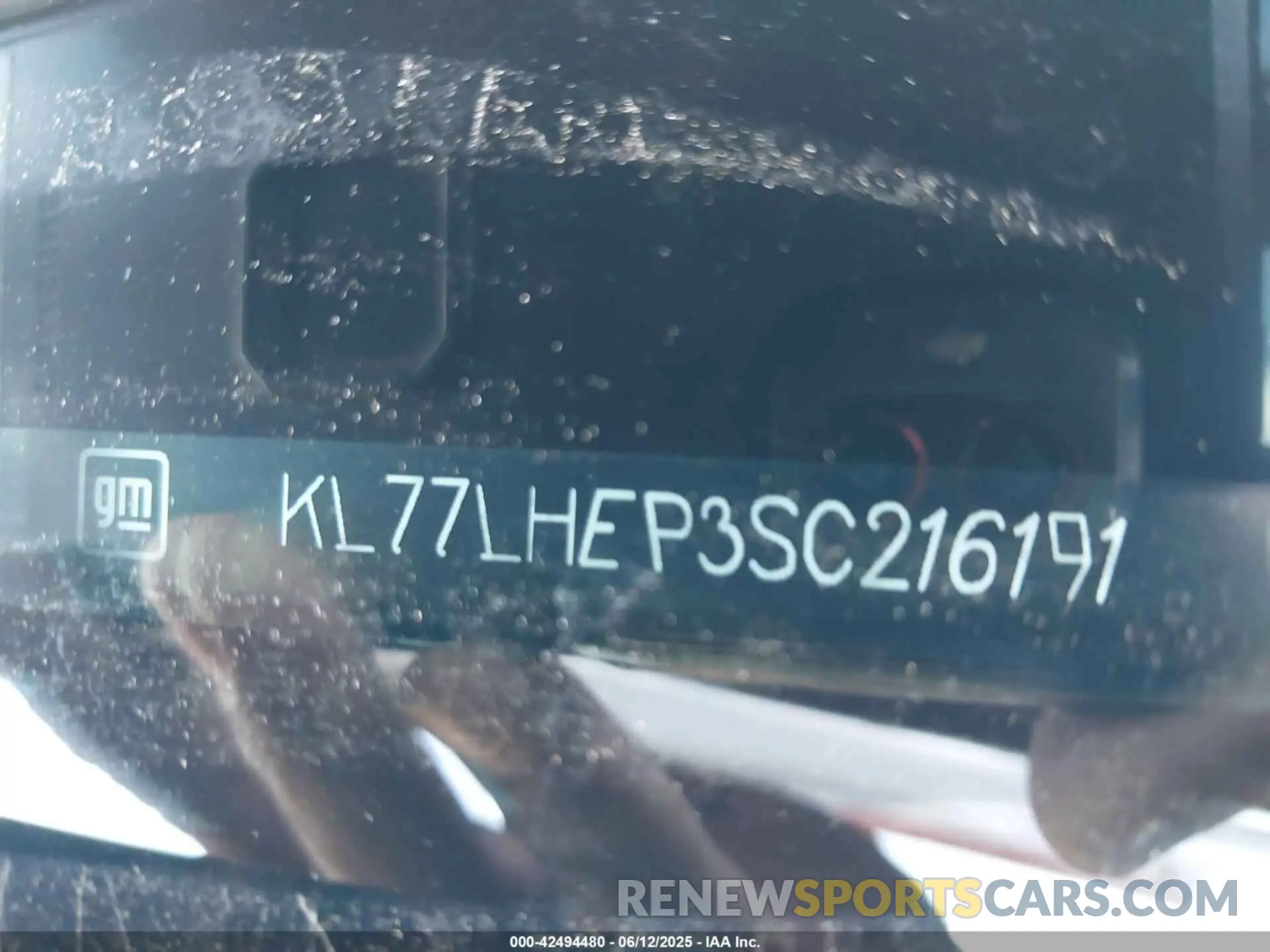 9 Photograph of a damaged car KL77LHEP3SC216191 CHEVROLET TRAX 2025