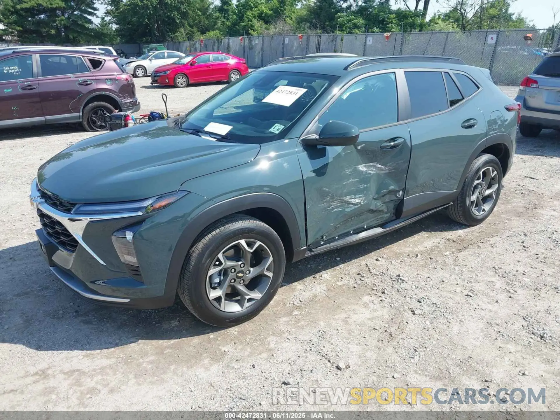 2 Photograph of a damaged car KL77LHEP3SC265083 CHEVROLET TRAX 2025