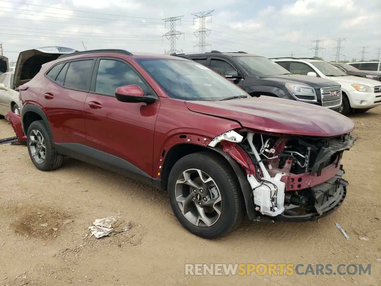 4 Photograph of a damaged car KL77LHEP4SC004917 CHEVROLET TRAX 2025