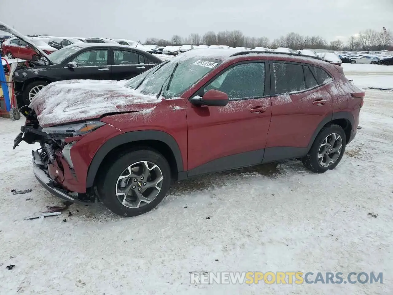 1 Photograph of a damaged car KL77LHEP4SC019837 CHEVROLET TRAX 2025