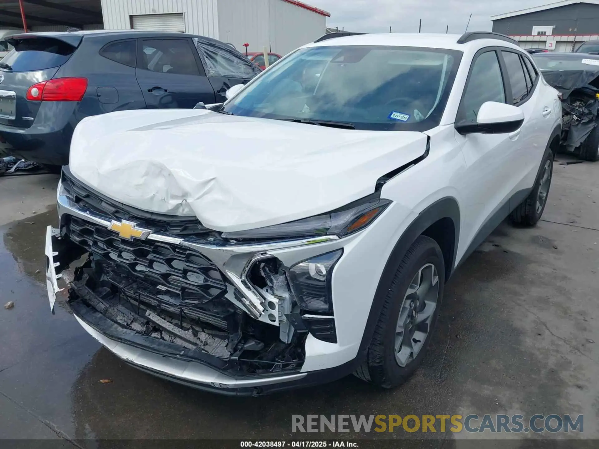2 Photograph of a damaged car KL77LHEP4SC083506 CHEVROLET TRAX 2025
