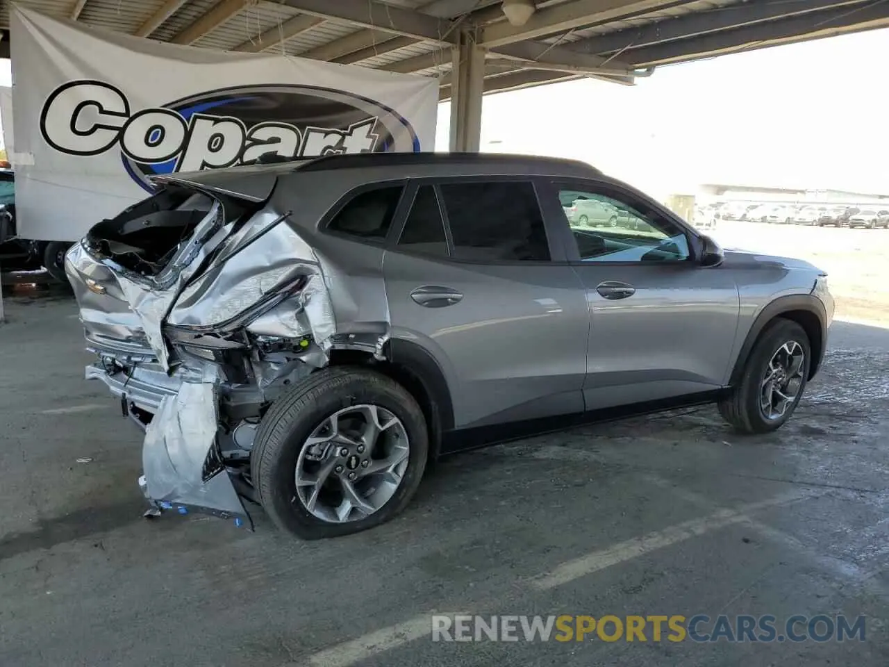 3 Photograph of a damaged car KL77LHEP4SC239561 CHEVROLET TRAX 2025