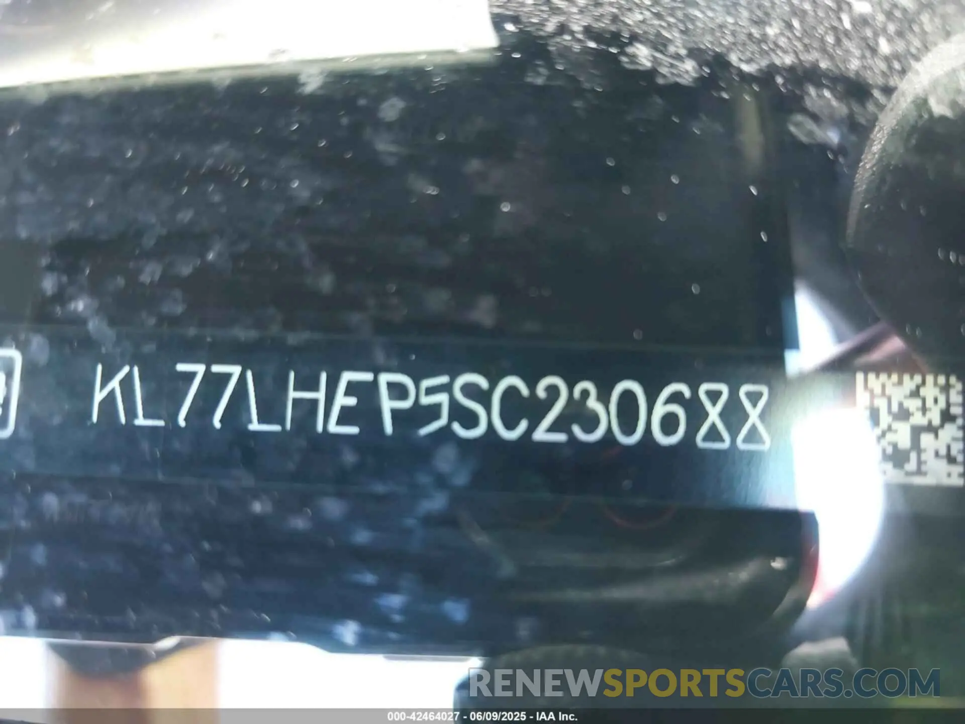 19 Photograph of a damaged car KL77LHEP5SC230688 CHEVROLET TRAX 2025