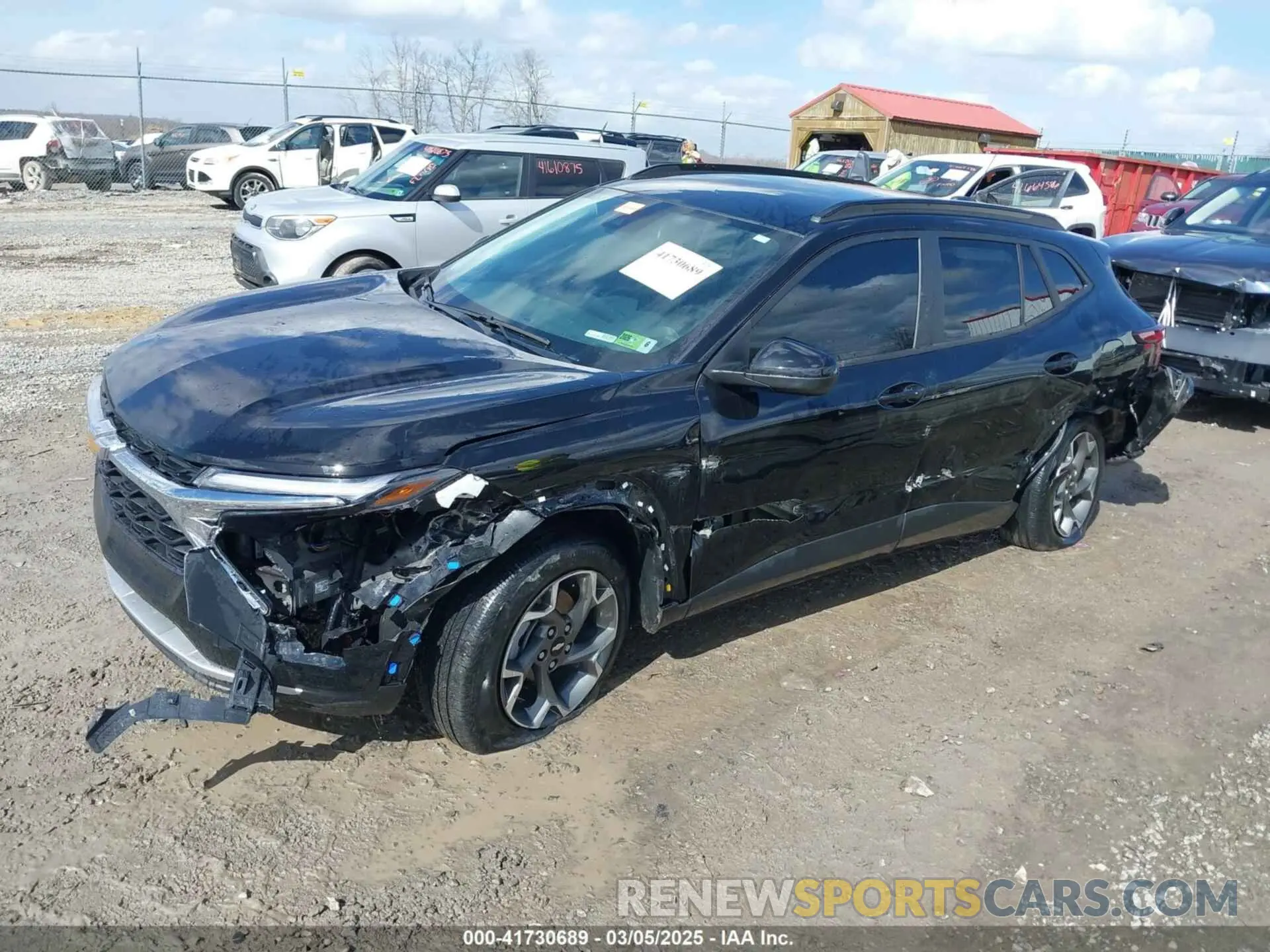 2 Photograph of a damaged car KL77LHEP6SC016096 CHEVROLET TRAX 2025