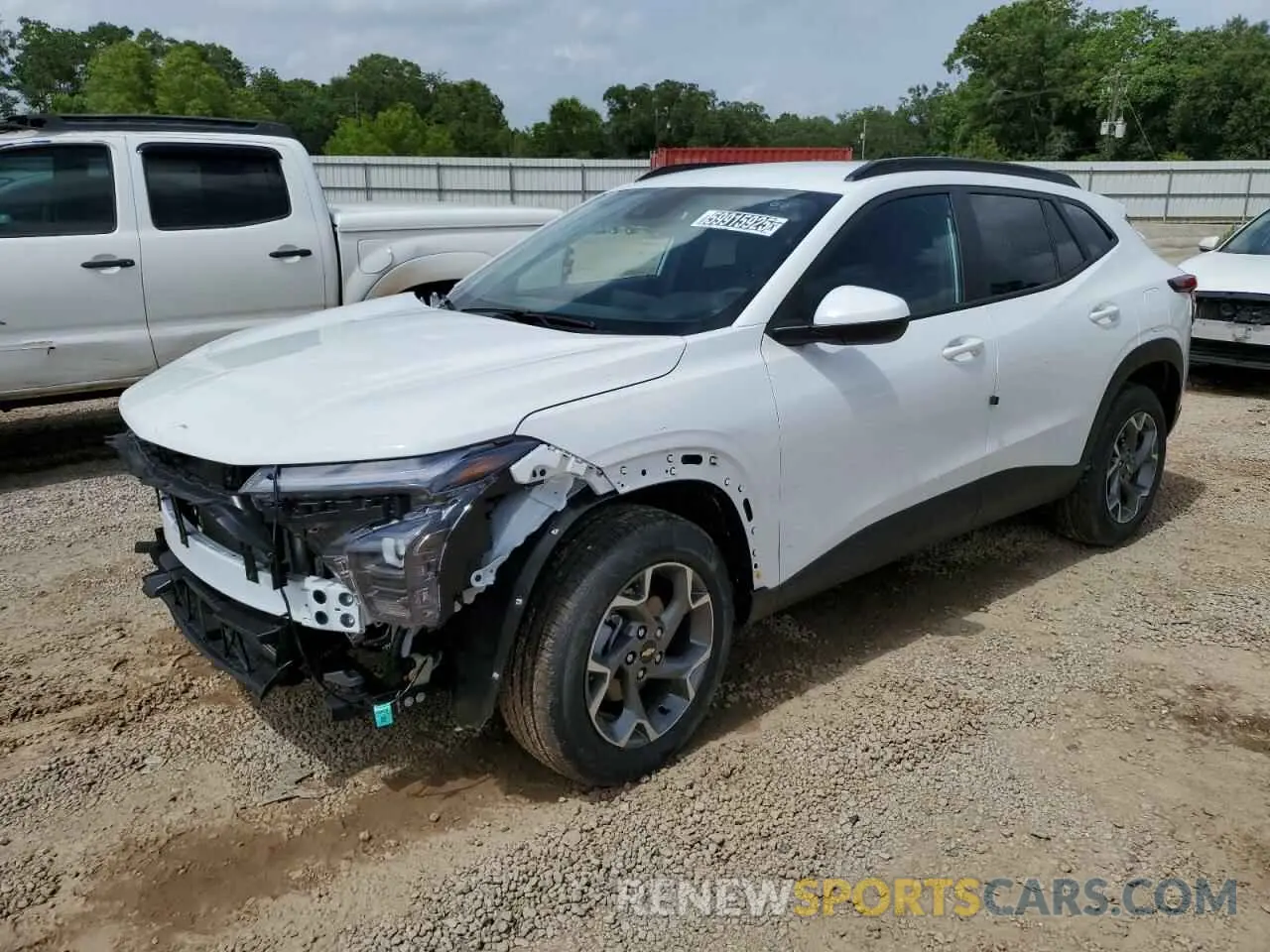1 Photograph of a damaged car KL77LHEP6SC234989 CHEVROLET TRAX 2025