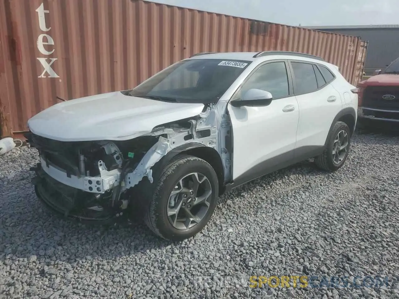 1 Photograph of a damaged car KL77LHEP7SC047096 CHEVROLET TRAX 2025