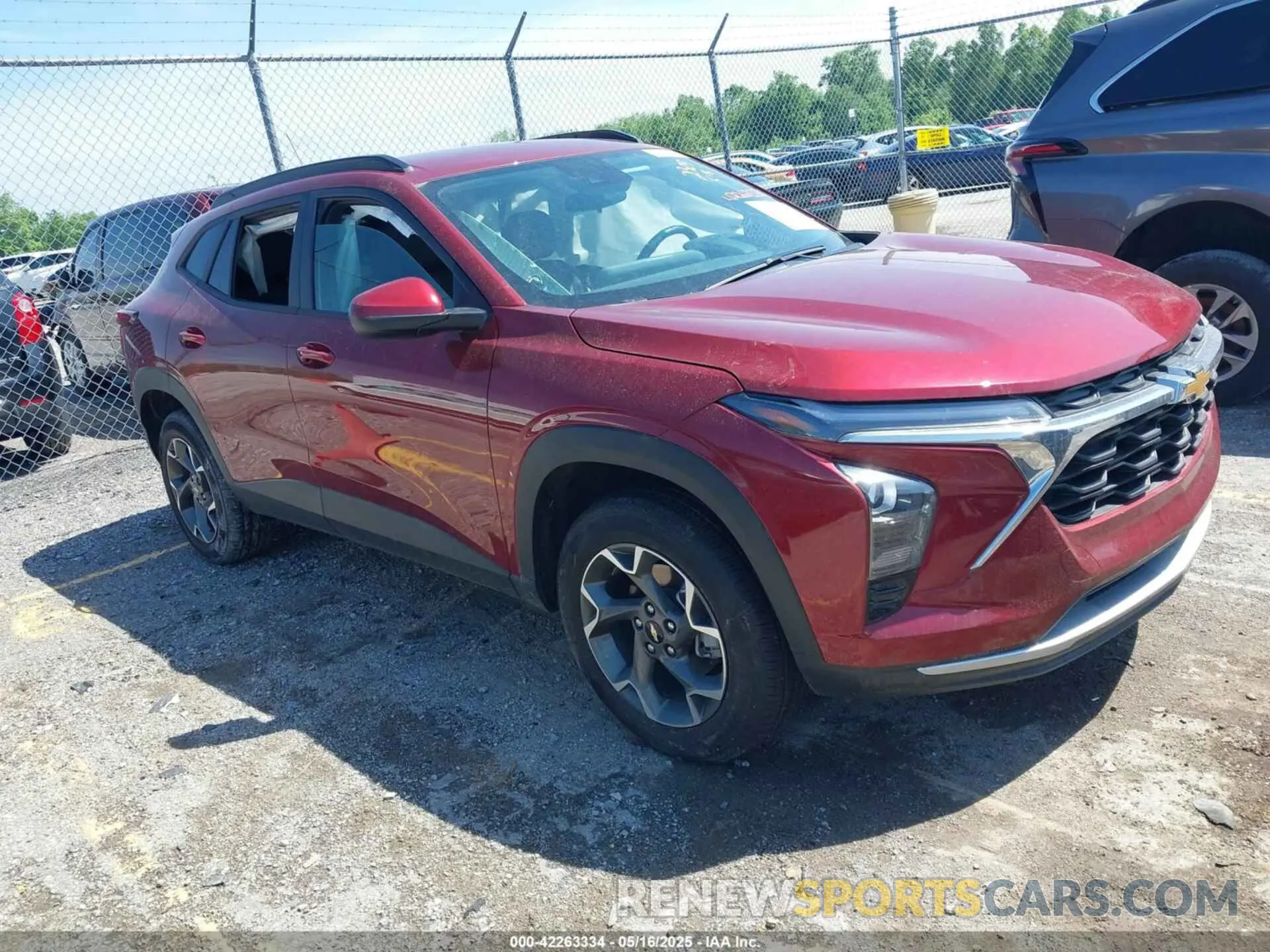 1 Photograph of a damaged car KL77LHEP7SC062309 CHEVROLET TRAX 2025