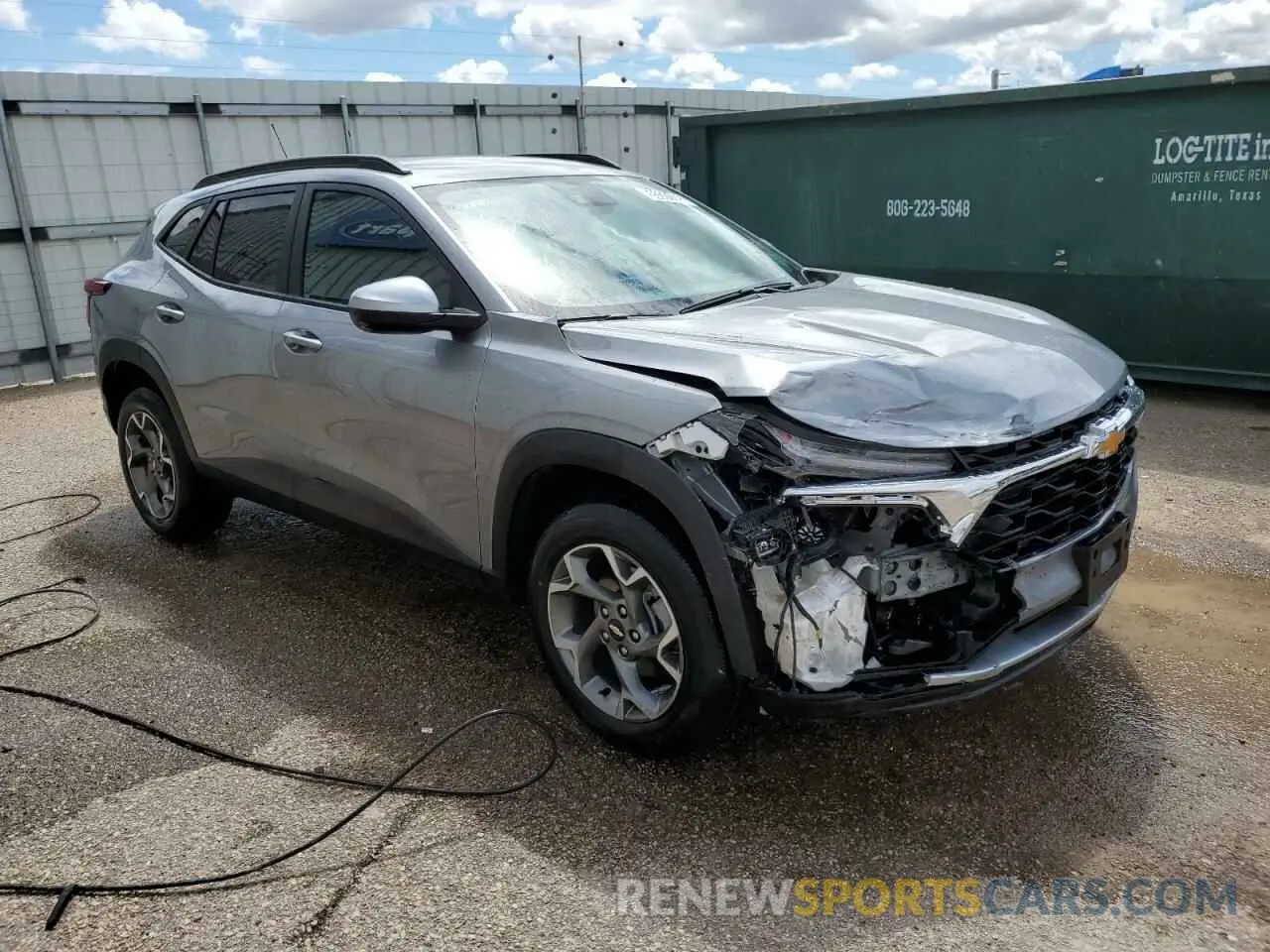 4 Photograph of a damaged car KL77LHEP7SC196575 CHEVROLET TRAX 2025