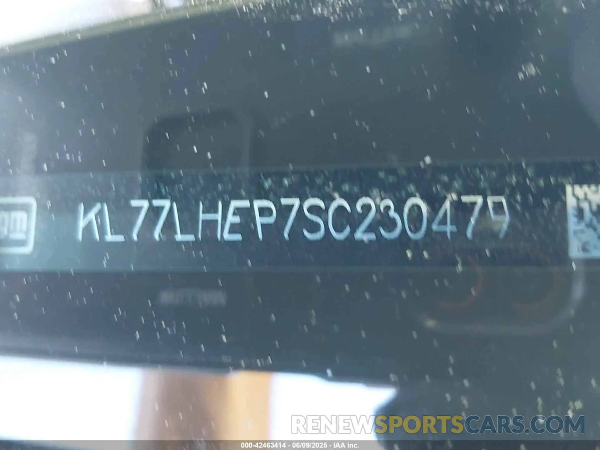 17 Photograph of a damaged car KL77LHEP7SC230479 CHEVROLET TRAX 2025