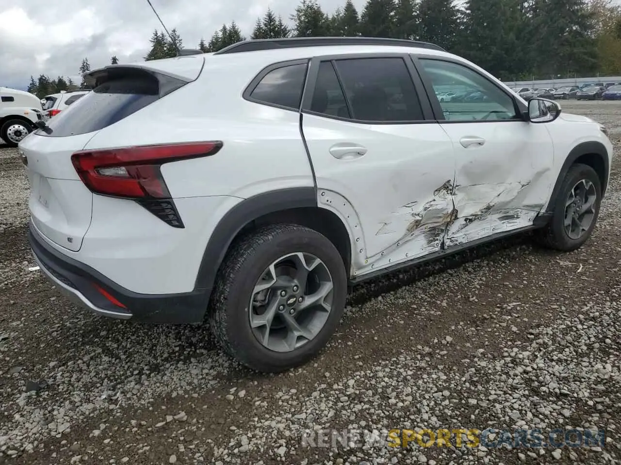 3 Photograph of a damaged car KL77LHEP8SC037239 CHEVROLET TRAX 2025
