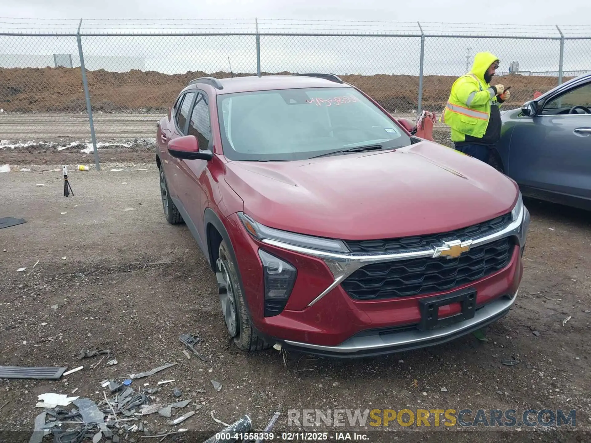 1 Photograph of a damaged car KL77LHEP8SC074582 CHEVROLET TRAX 2025
