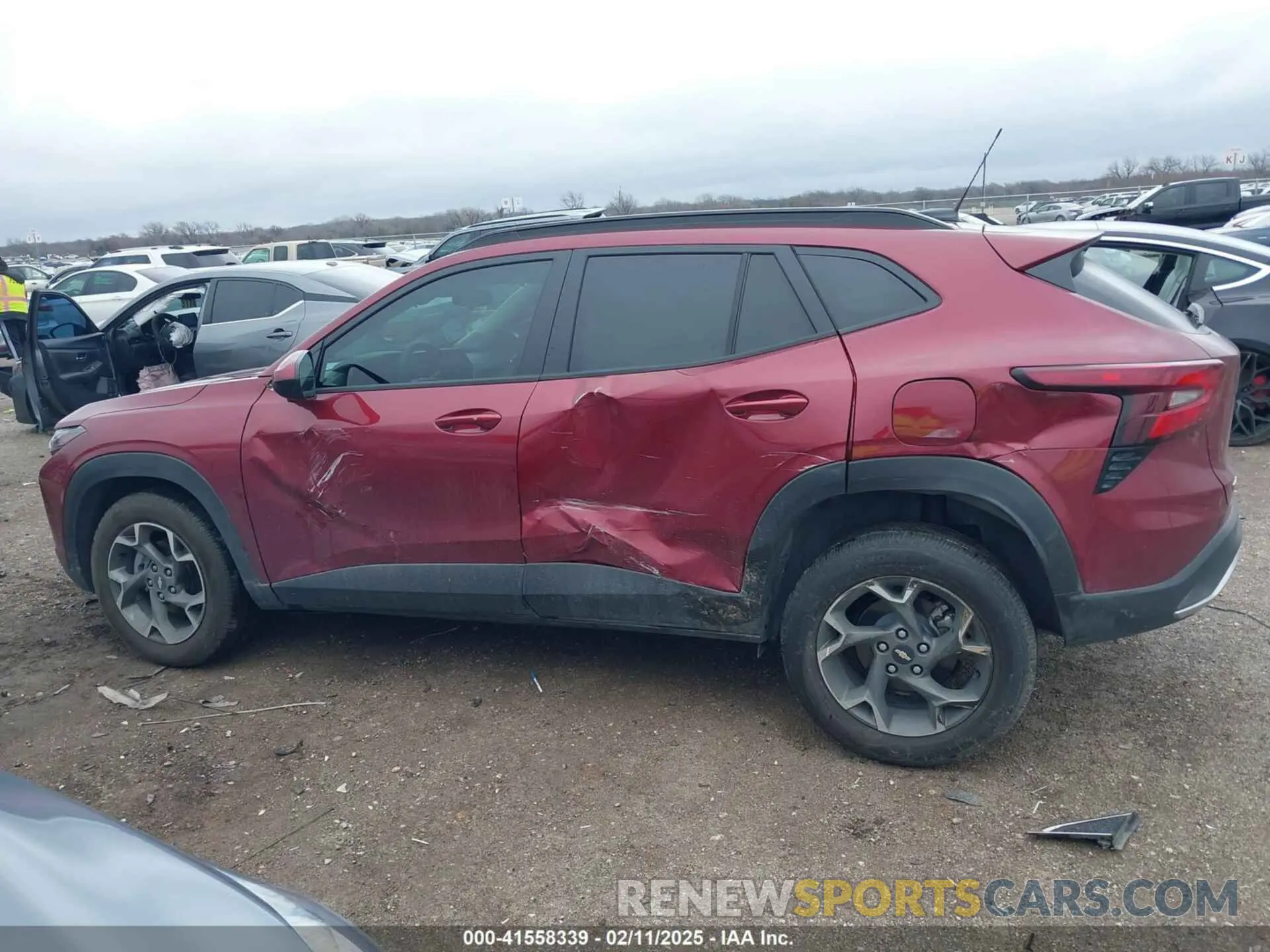 14 Photograph of a damaged car KL77LHEP8SC074582 CHEVROLET TRAX 2025