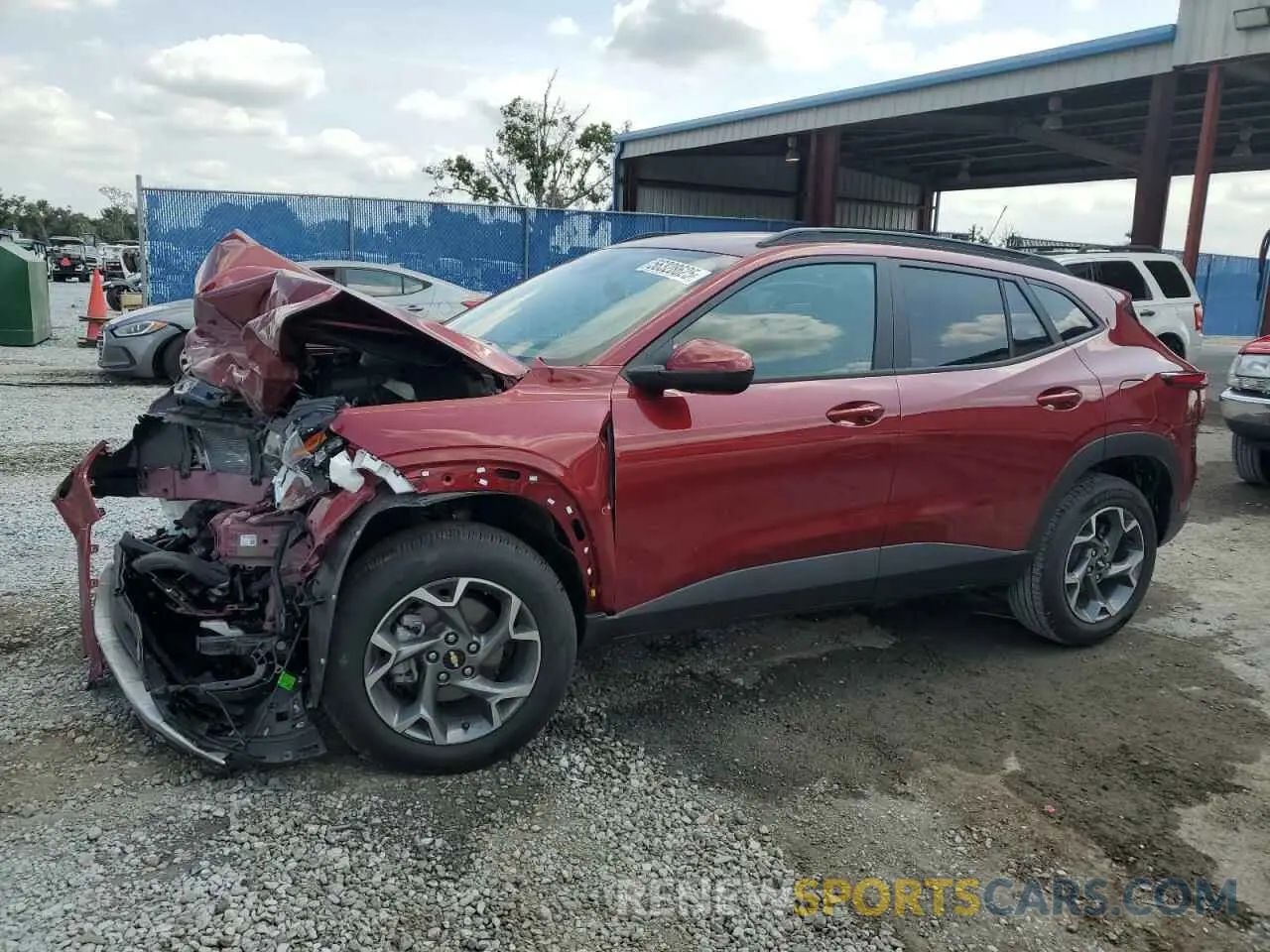 1 Photograph of a damaged car KL77LHEP8SC195841 CHEVROLET TRAX 2025
