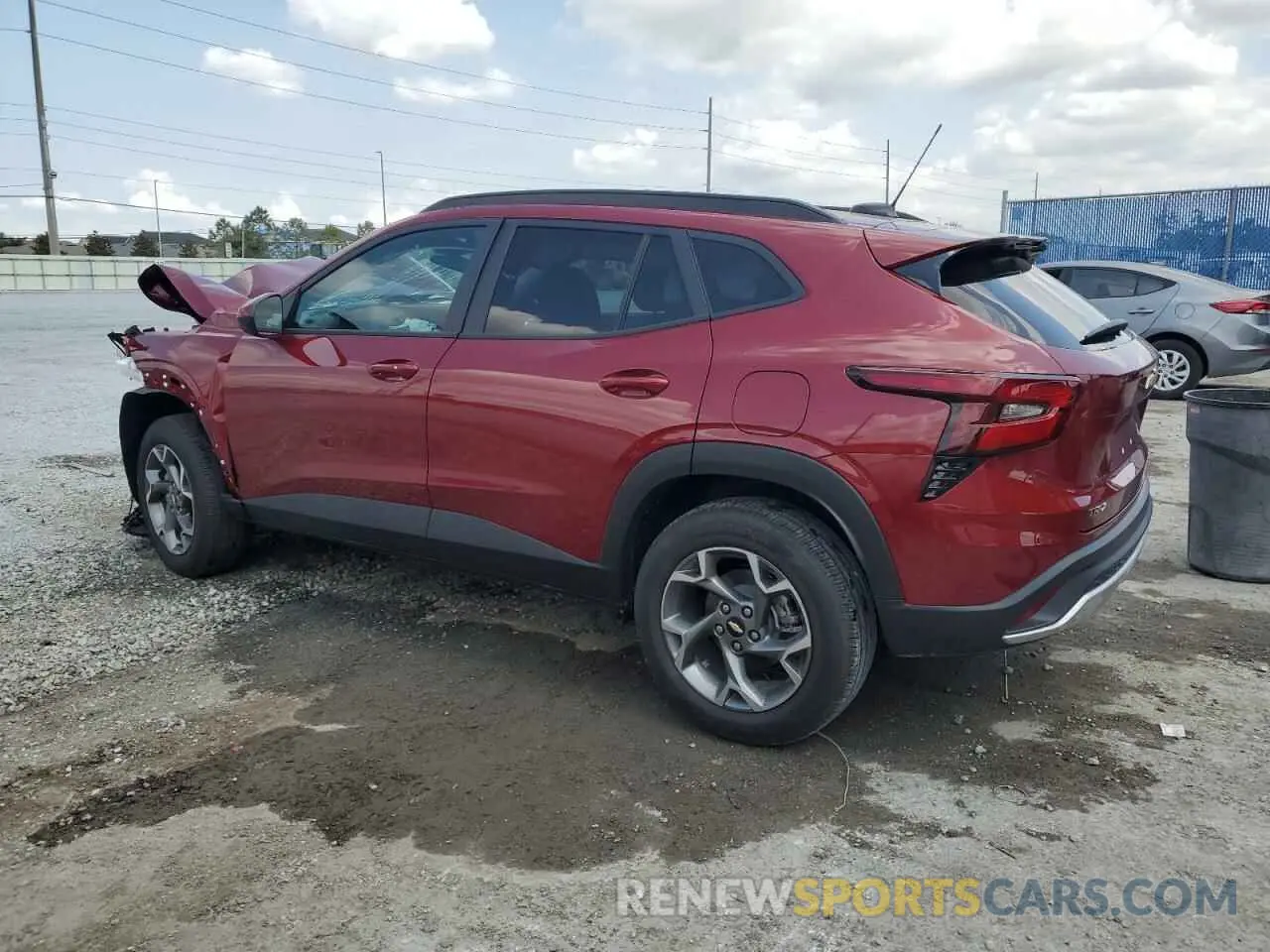 2 Photograph of a damaged car KL77LHEP8SC195841 CHEVROLET TRAX 2025