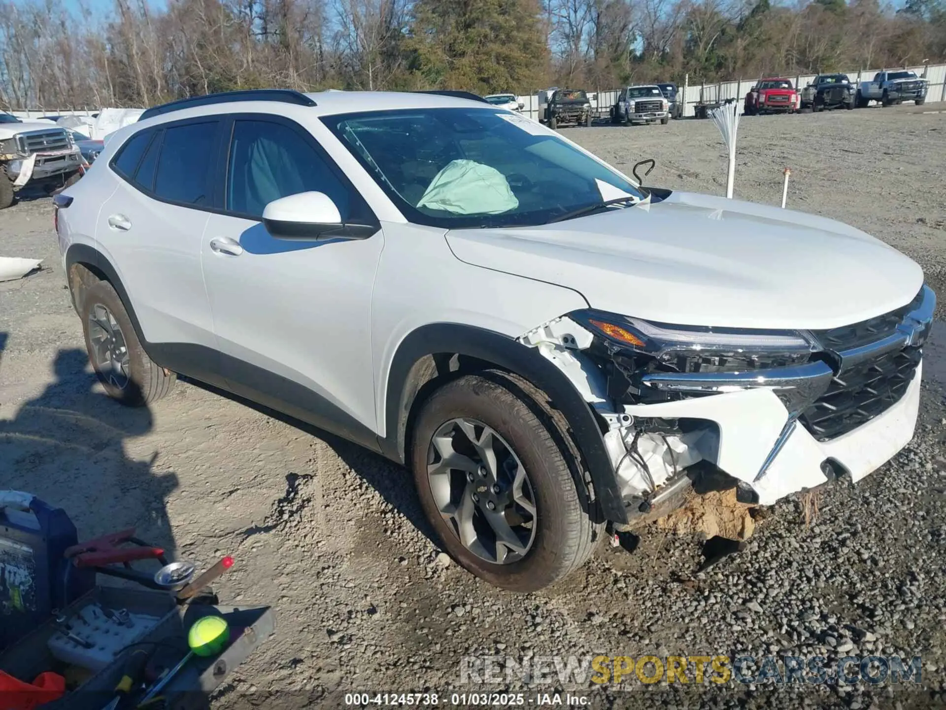 1 Photograph of a damaged car KL77LHEP9SC024354 CHEVROLET TRAX 2025