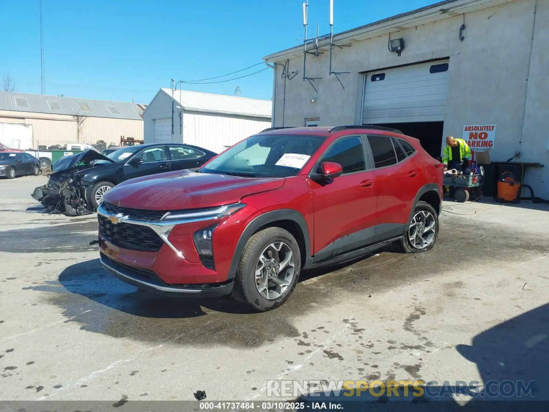 2 Photograph of a damaged car KL77LHEP9SC116581 CHEVROLET TRAX 2025