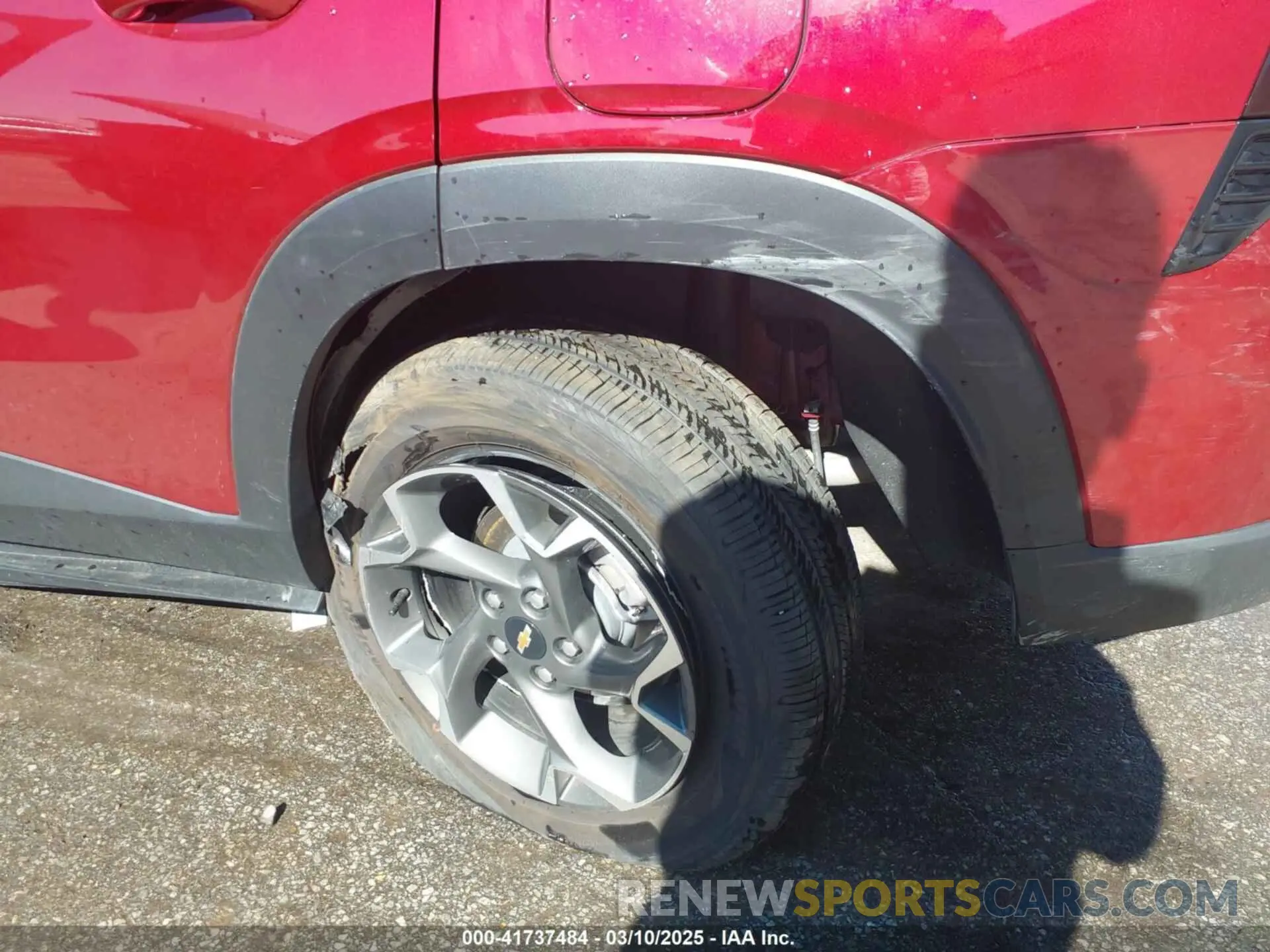 6 Photograph of a damaged car KL77LHEP9SC116581 CHEVROLET TRAX 2025