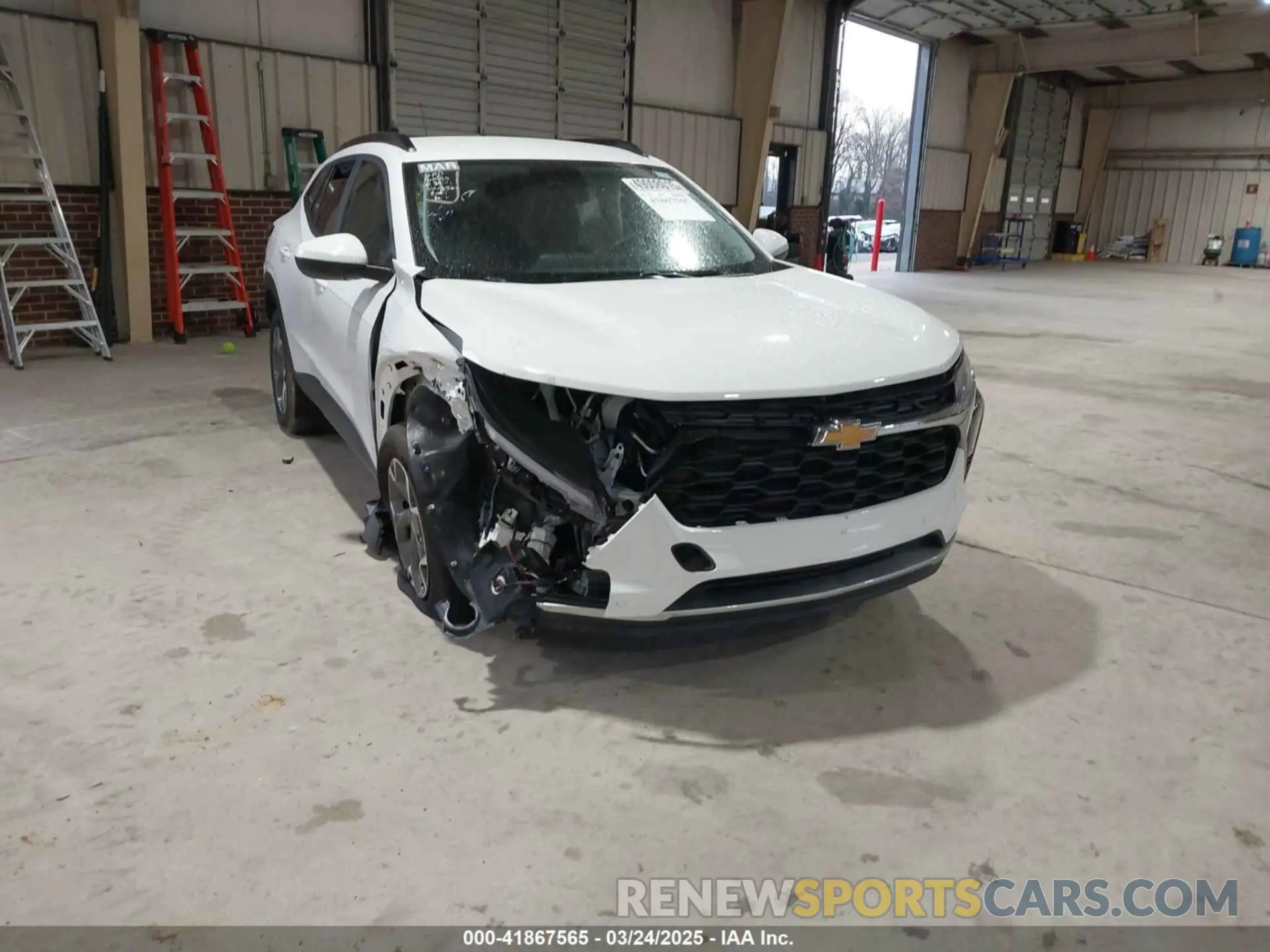 1 Photograph of a damaged car KL77LHEP9SC138564 CHEVROLET TRAX 2025