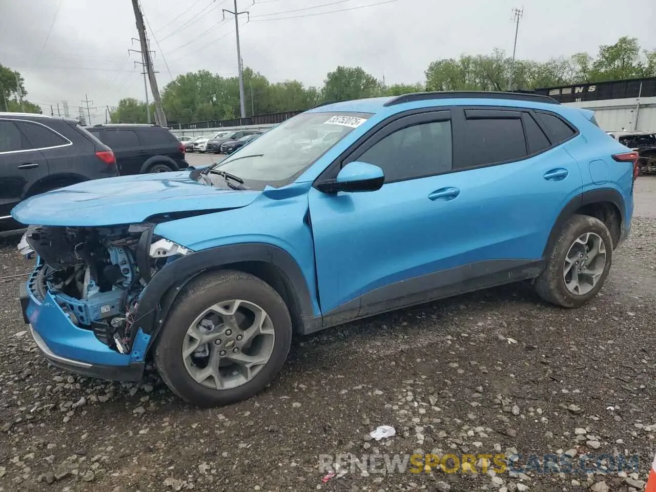 1 Photograph of a damaged car KL77LHEPXSC131641 CHEVROLET TRAX 2025