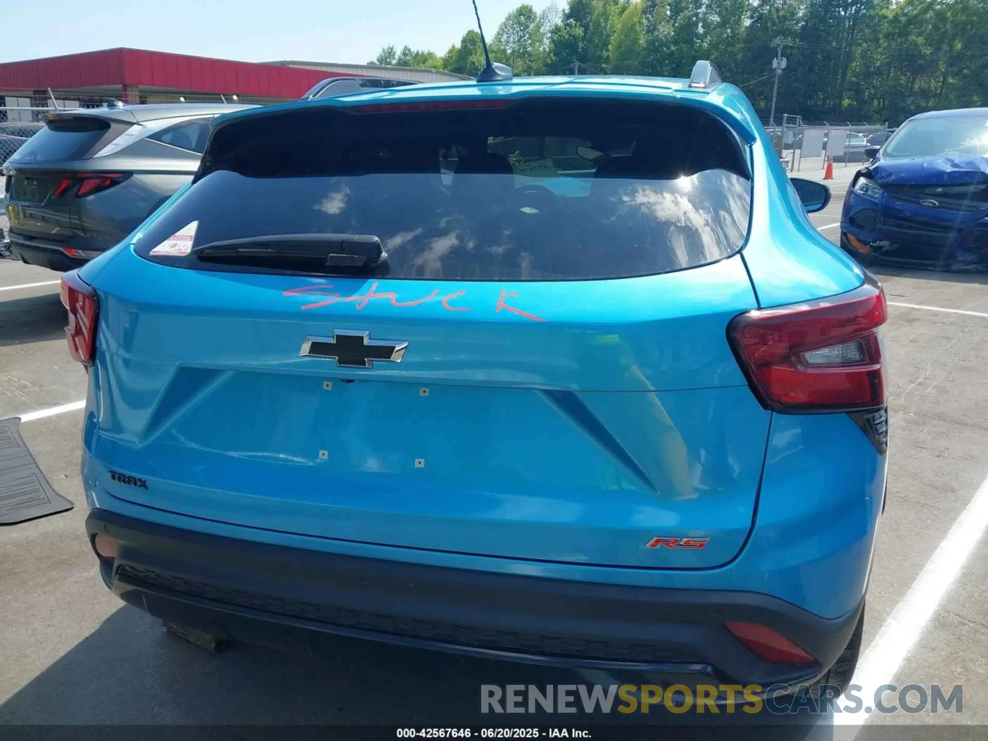 16 Photograph of a damaged car KL77LJEP2SC039947 CHEVROLET TRAX 2025