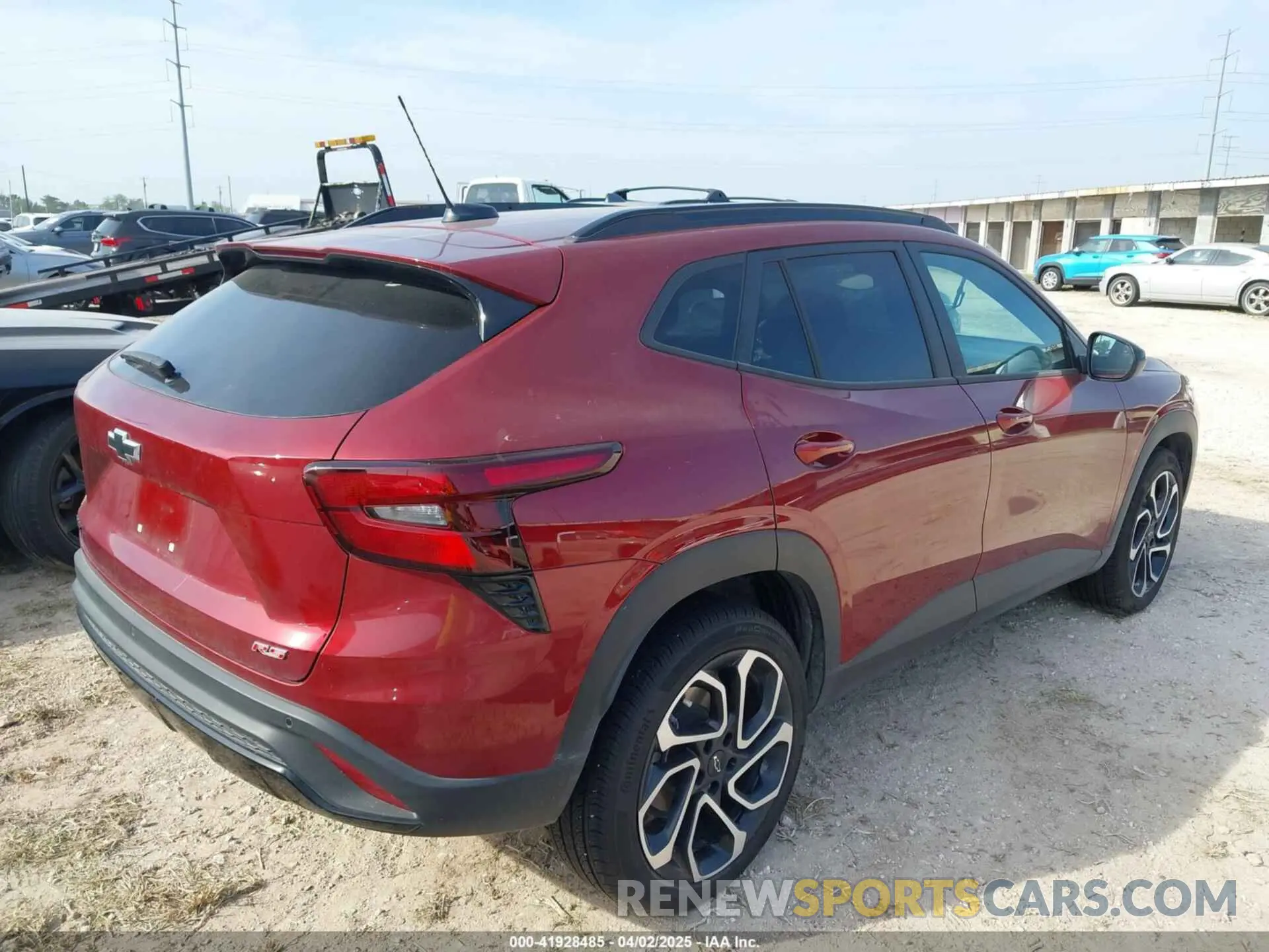 4 Photograph of a damaged car KL77LJEP5SC003265 CHEVROLET TRAX 2025