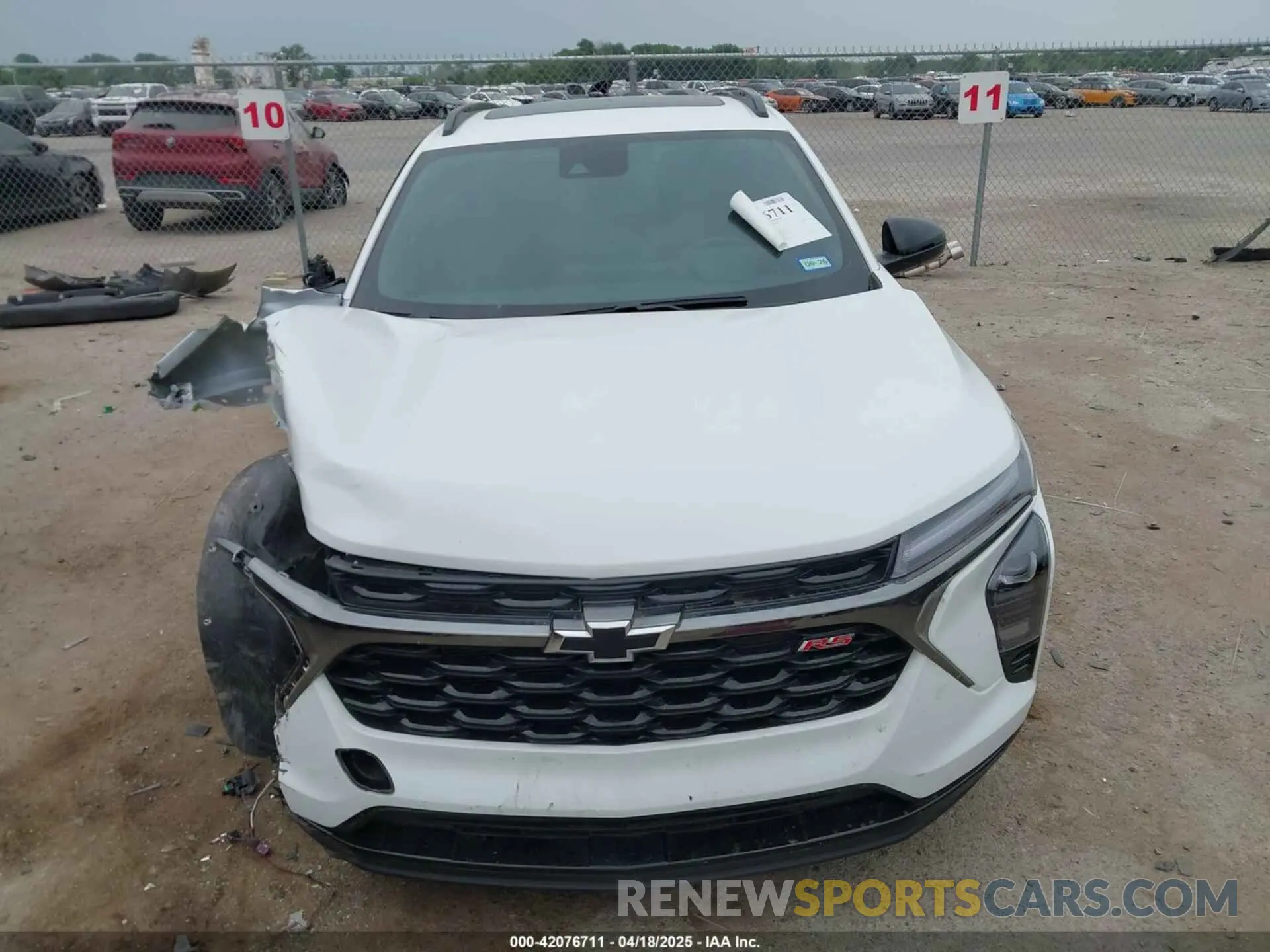 12 Photograph of a damaged car KL77LJEP5SC036783 CHEVROLET TRAX 2025