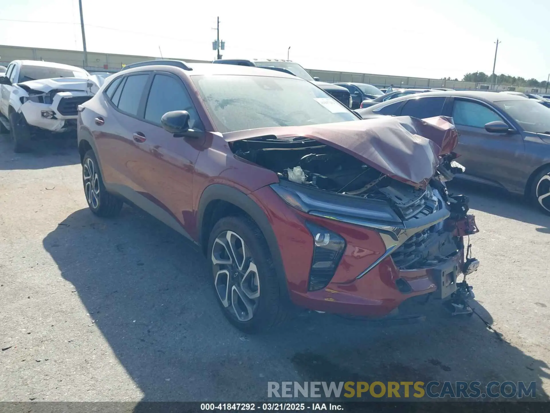 1 Photograph of a damaged car KL77LJEP6SC124838 CHEVROLET TRAX 2025
