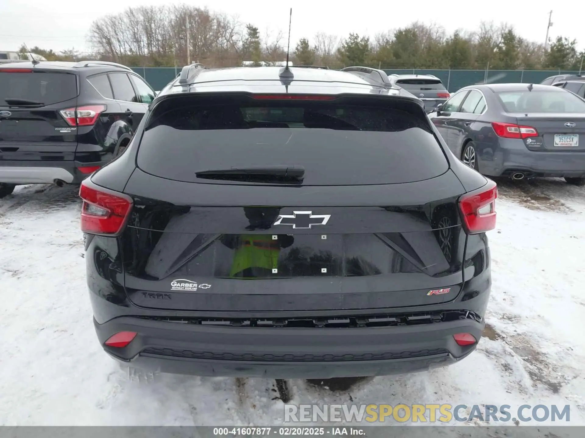 16 Photograph of a damaged car KL77LJEP7SC033660 CHEVROLET TRAX 2025