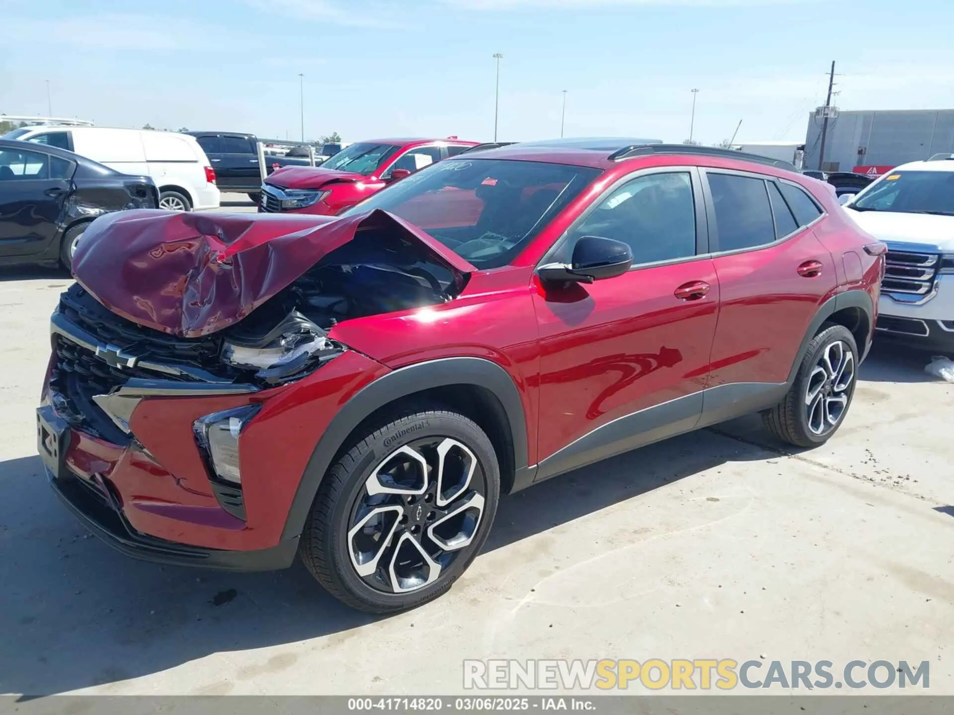 2 Photograph of a damaged car KL77LJEP7SC134911 CHEVROLET TRAX 2025