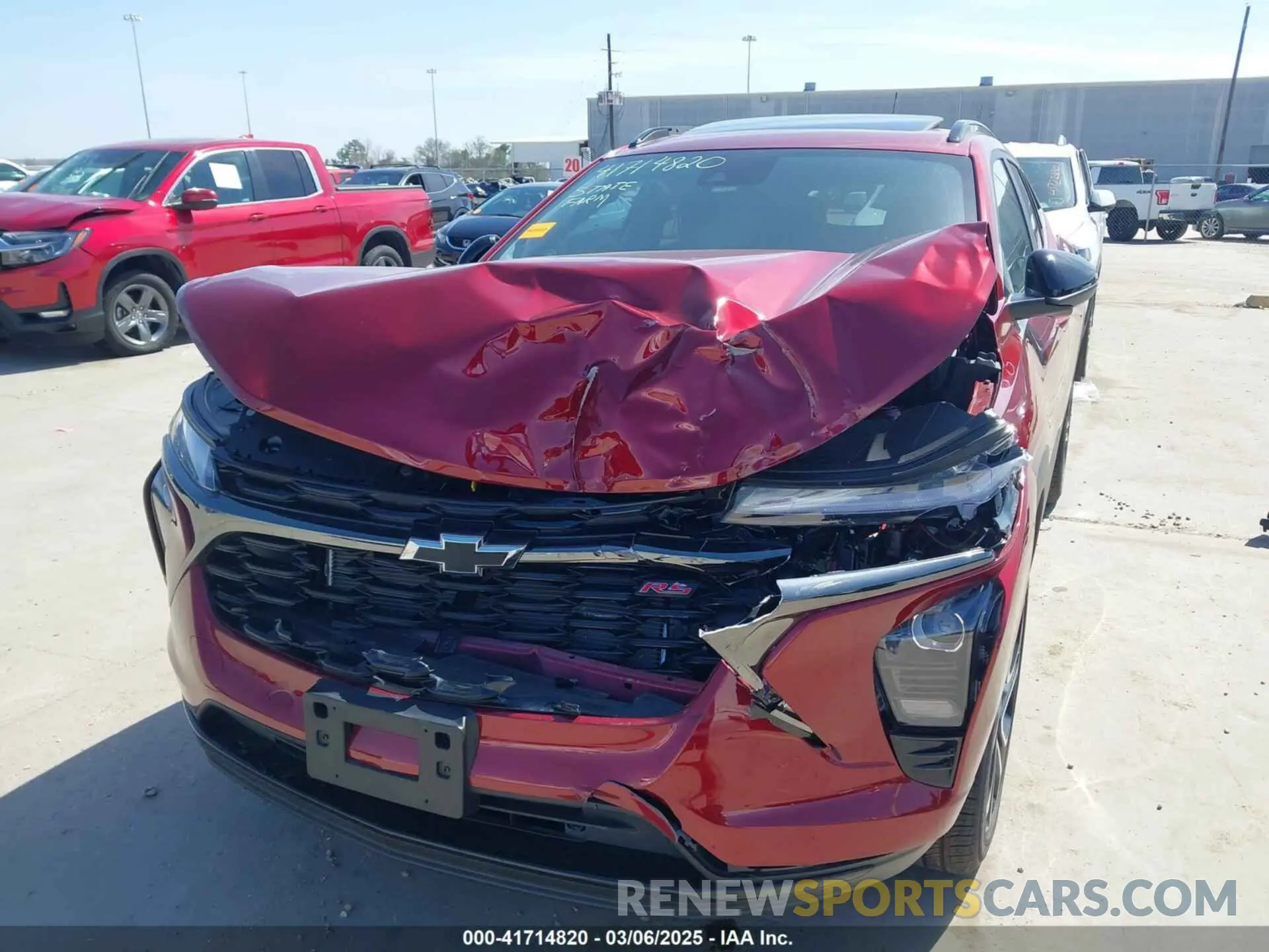 6 Photograph of a damaged car KL77LJEP7SC134911 CHEVROLET TRAX 2025