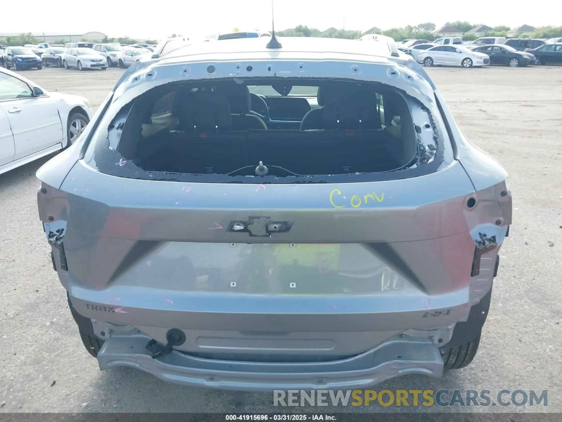 16 Photograph of a damaged car KL77LJEP8SC037636 CHEVROLET TRAX 2025