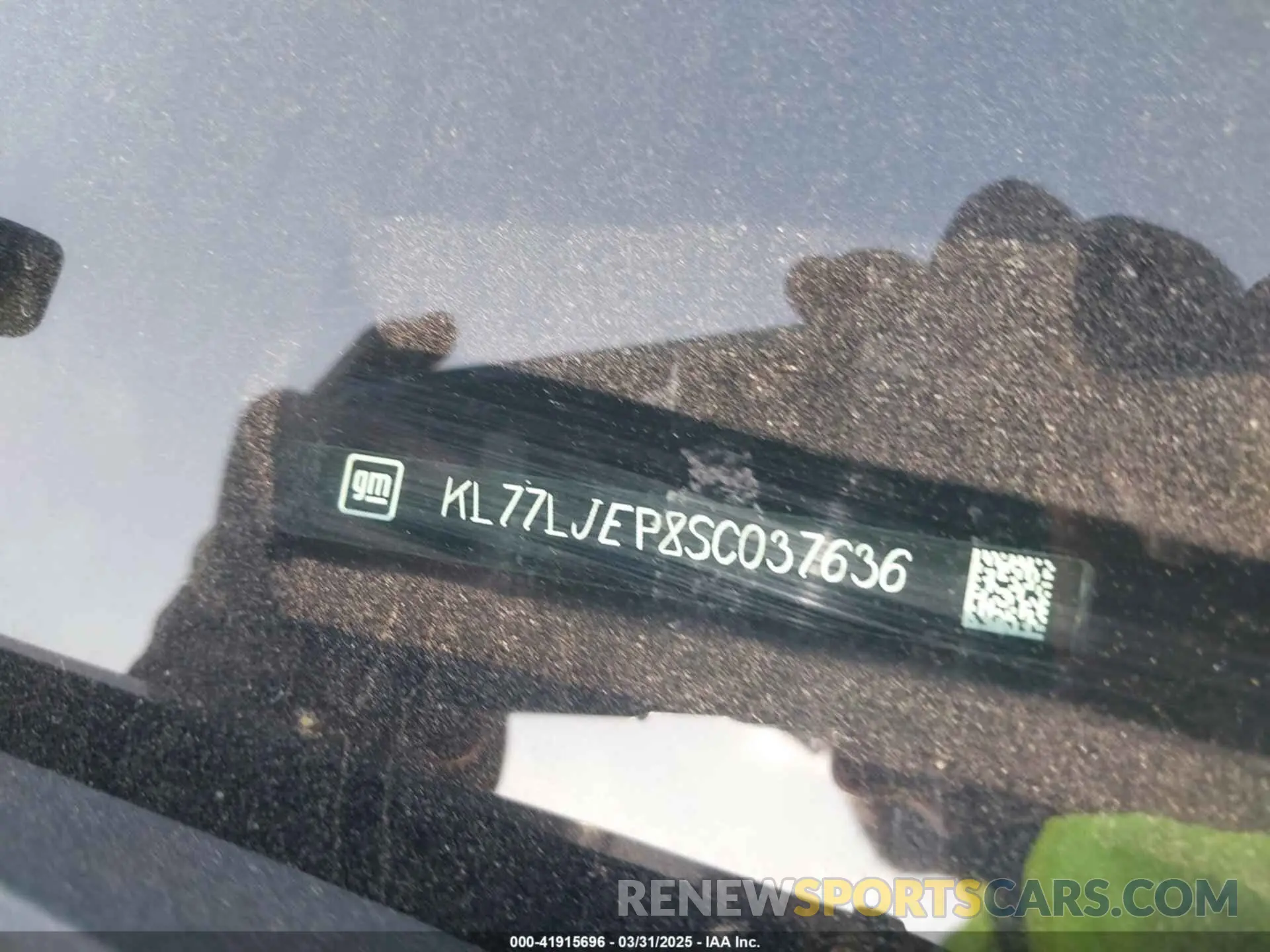 9 Photograph of a damaged car KL77LJEP8SC037636 CHEVROLET TRAX 2025