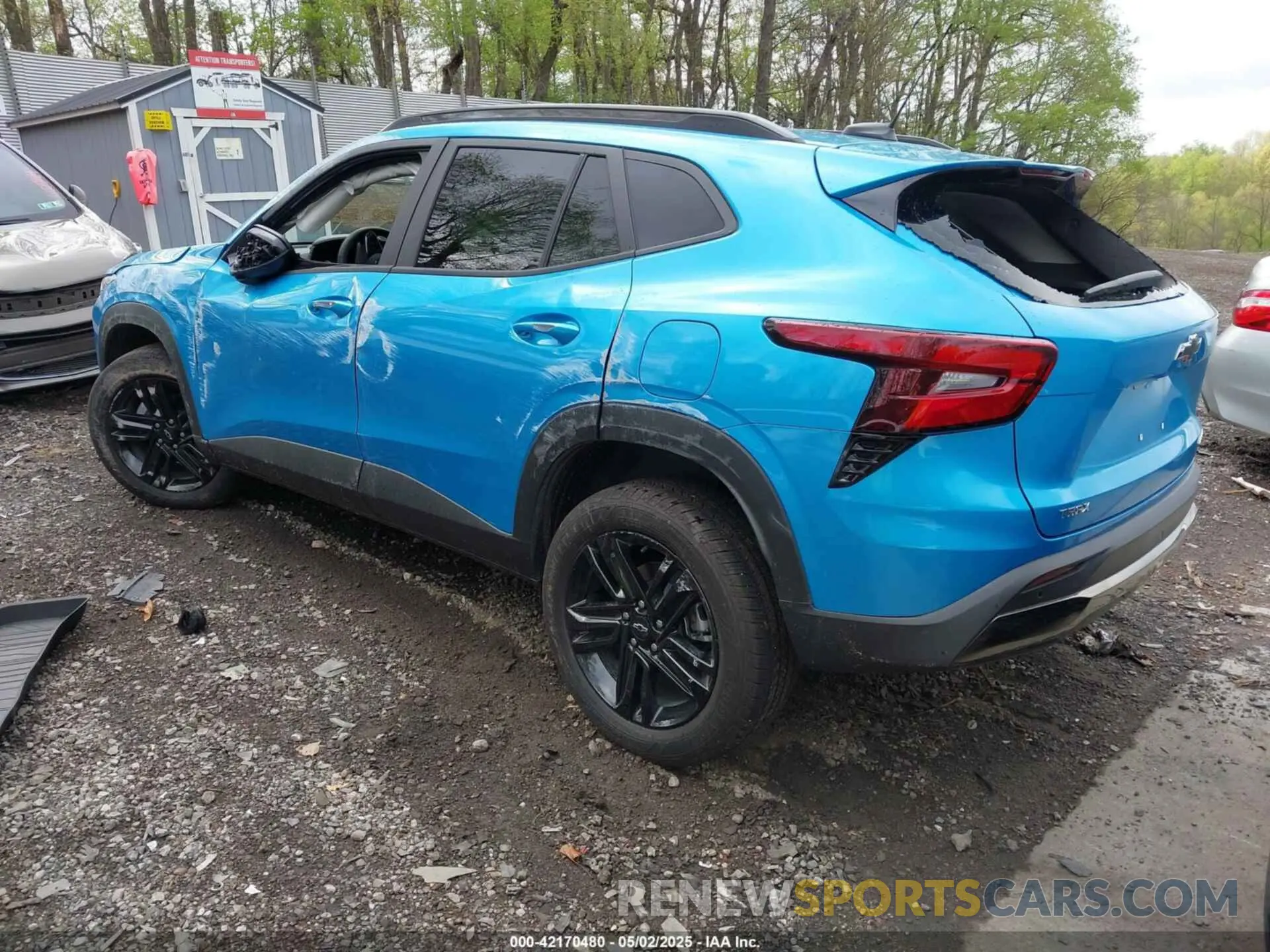 3 Photograph of a damaged car KL77LKEP2SC125720 CHEVROLET TRAX 2025