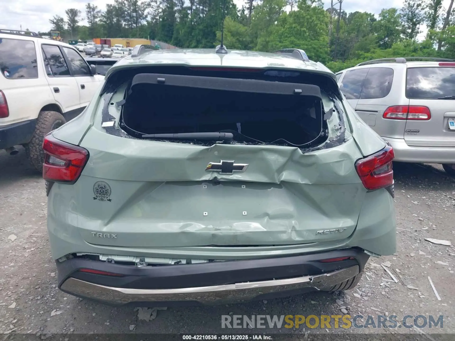 16 Photograph of a damaged car KL77LKEP2SC210881 CHEVROLET TRAX 2025