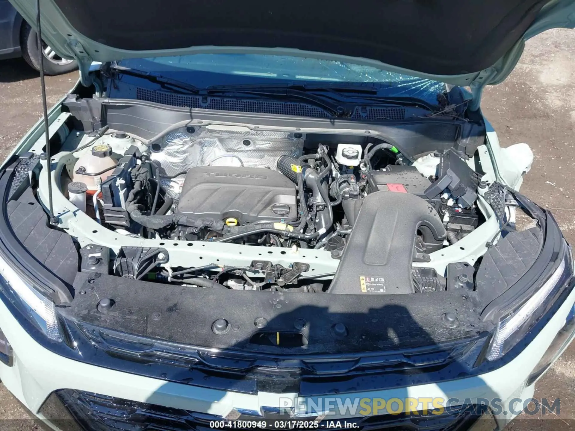 10 Photograph of a damaged car KL77LKEP3SC045424 CHEVROLET TRAX 2025