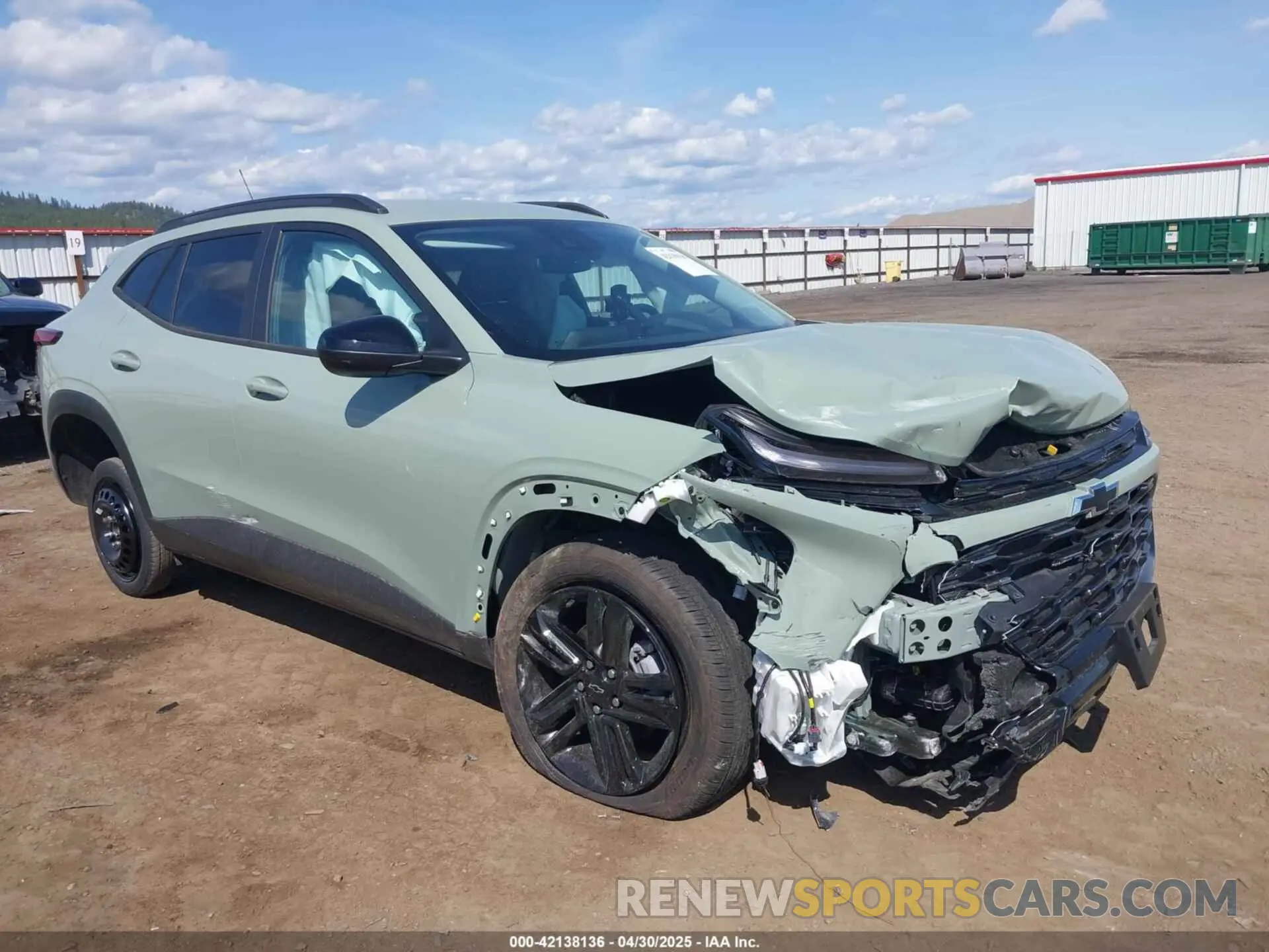 1 Photograph of a damaged car KL77LKEP3SC171864 CHEVROLET TRAX 2025