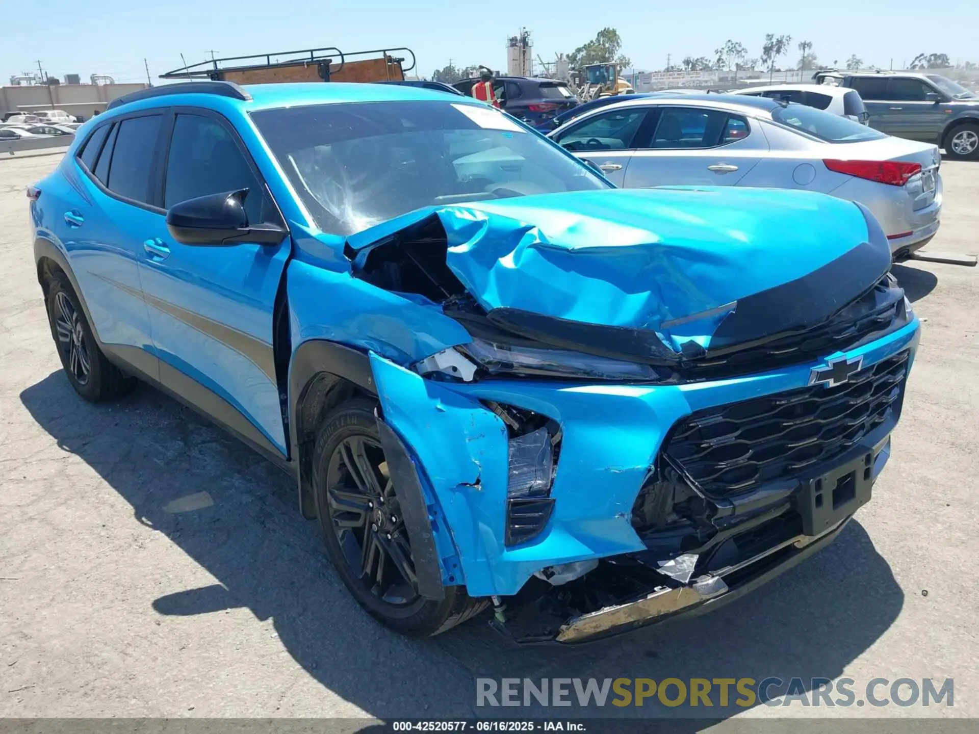 1 Photograph of a damaged car KL77LKEP7SC066874 CHEVROLET TRAX 2025