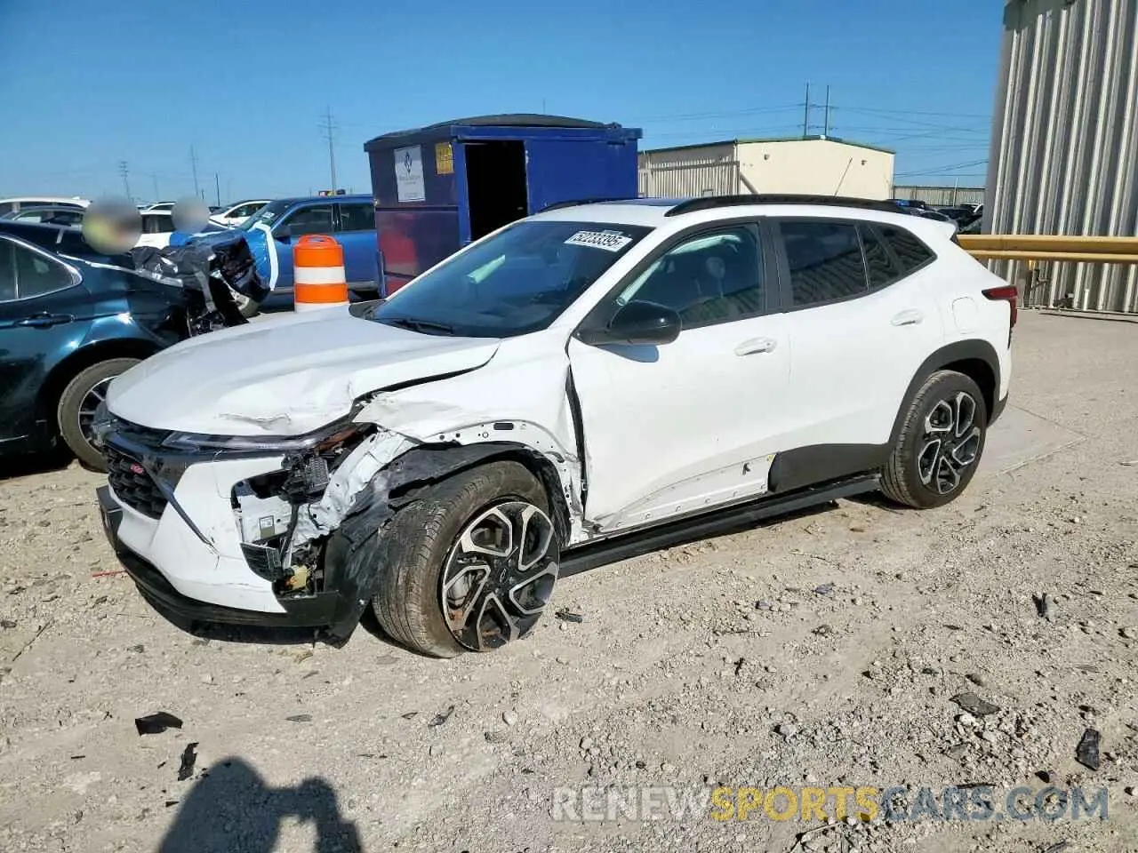 1 Photograph of a damaged car KL77LJEP2SC032433 CHEVROLET TRAX 2RS 2025