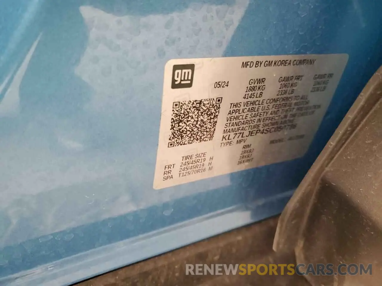 13 Photograph of a damaged car KL77LJEP4SC050786 CHEVROLET TRAX 2RS 2025