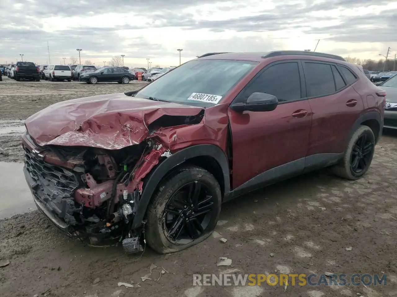1 Photograph of a damaged car KL77LKE2XRC231184 CHEVROLET TRAX ACTIV 2024